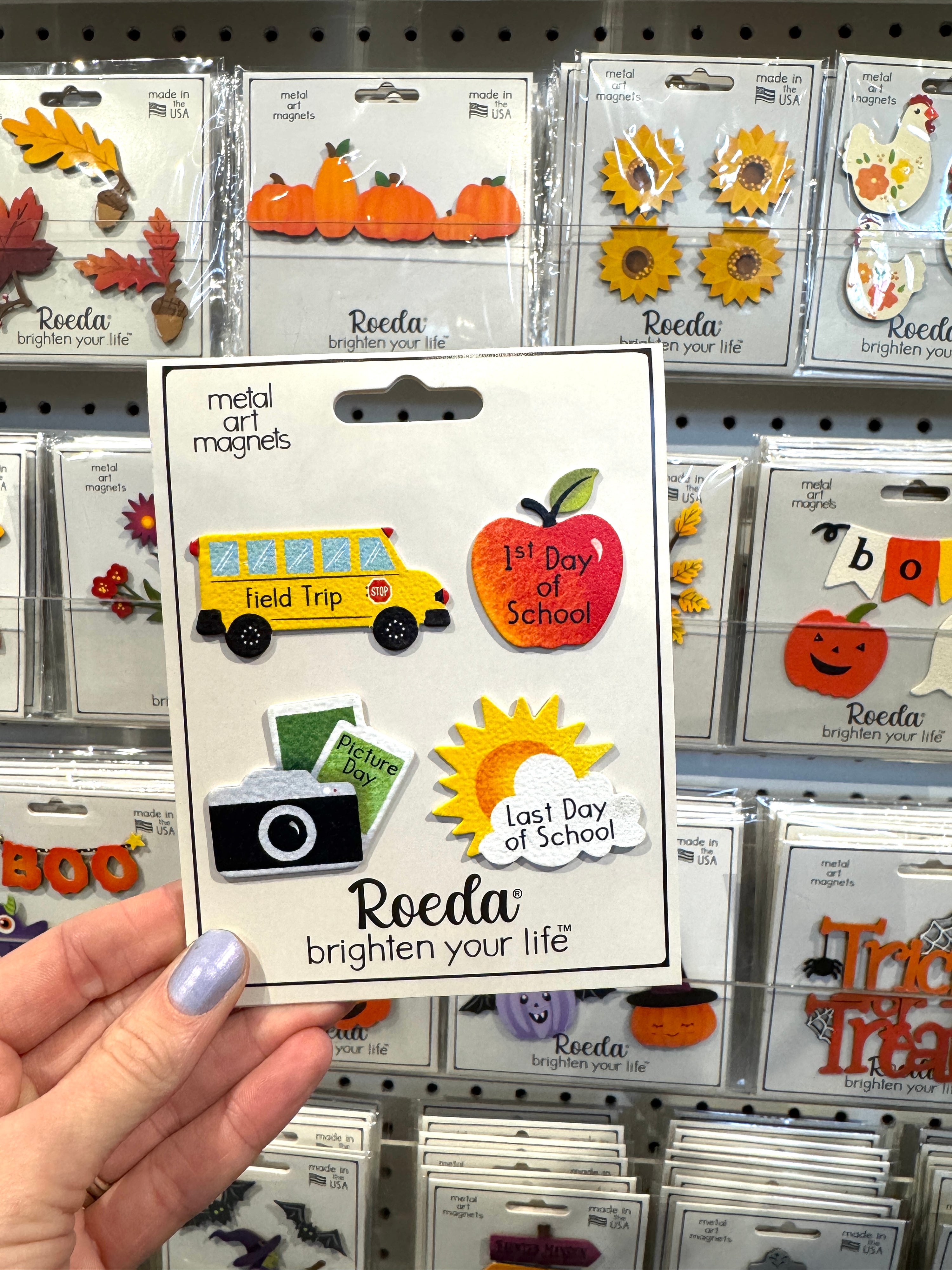 School Days Calendar Magnets S/4