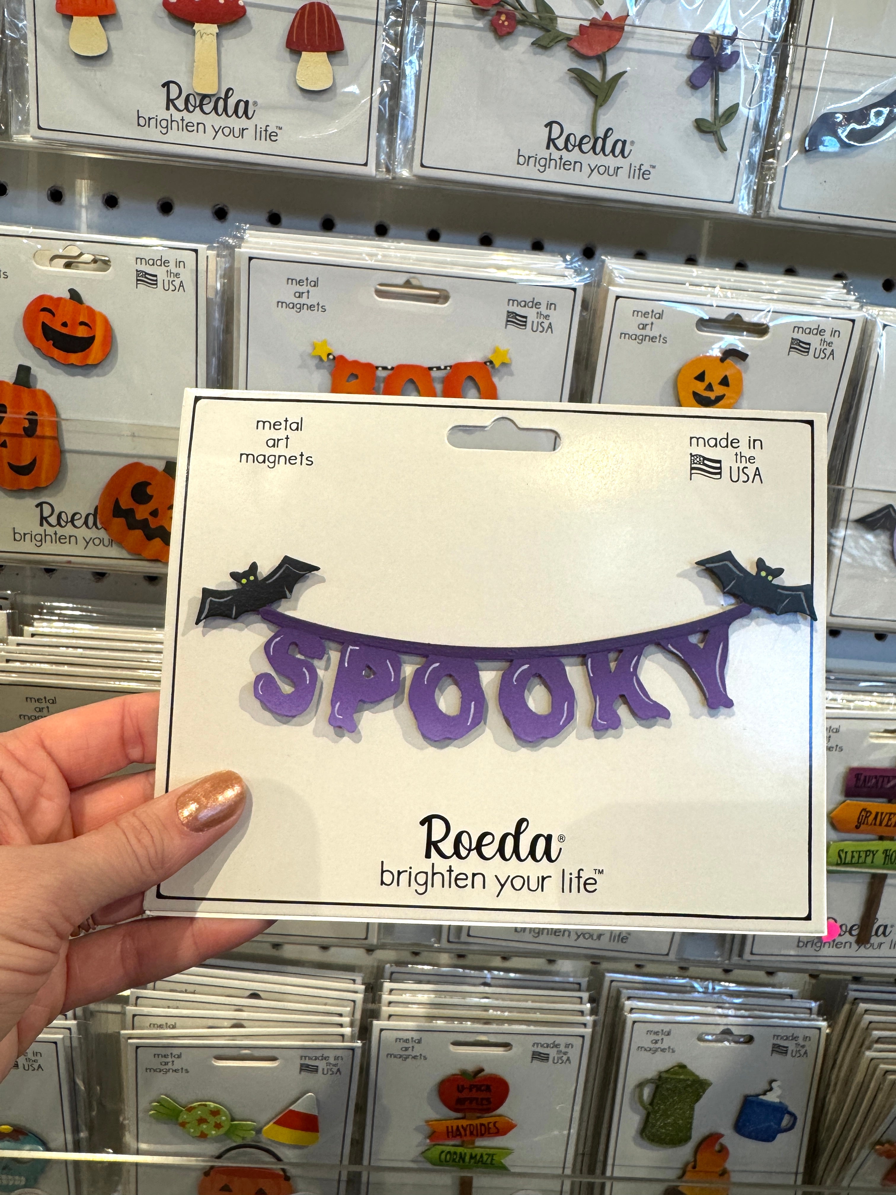"Spooky" Banner Magnet (6.5"w)
