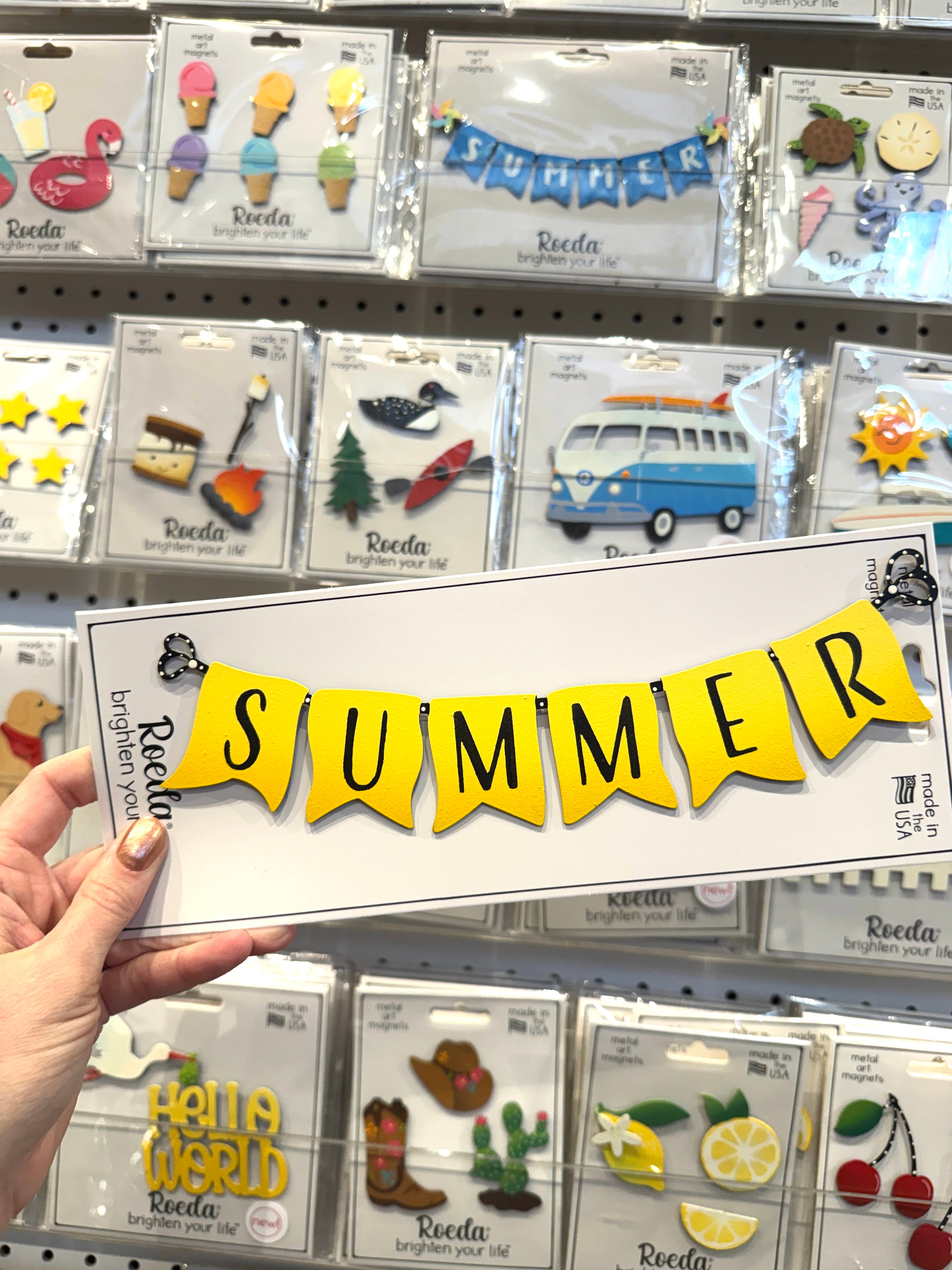 Summer Banner Magnet (10"w)