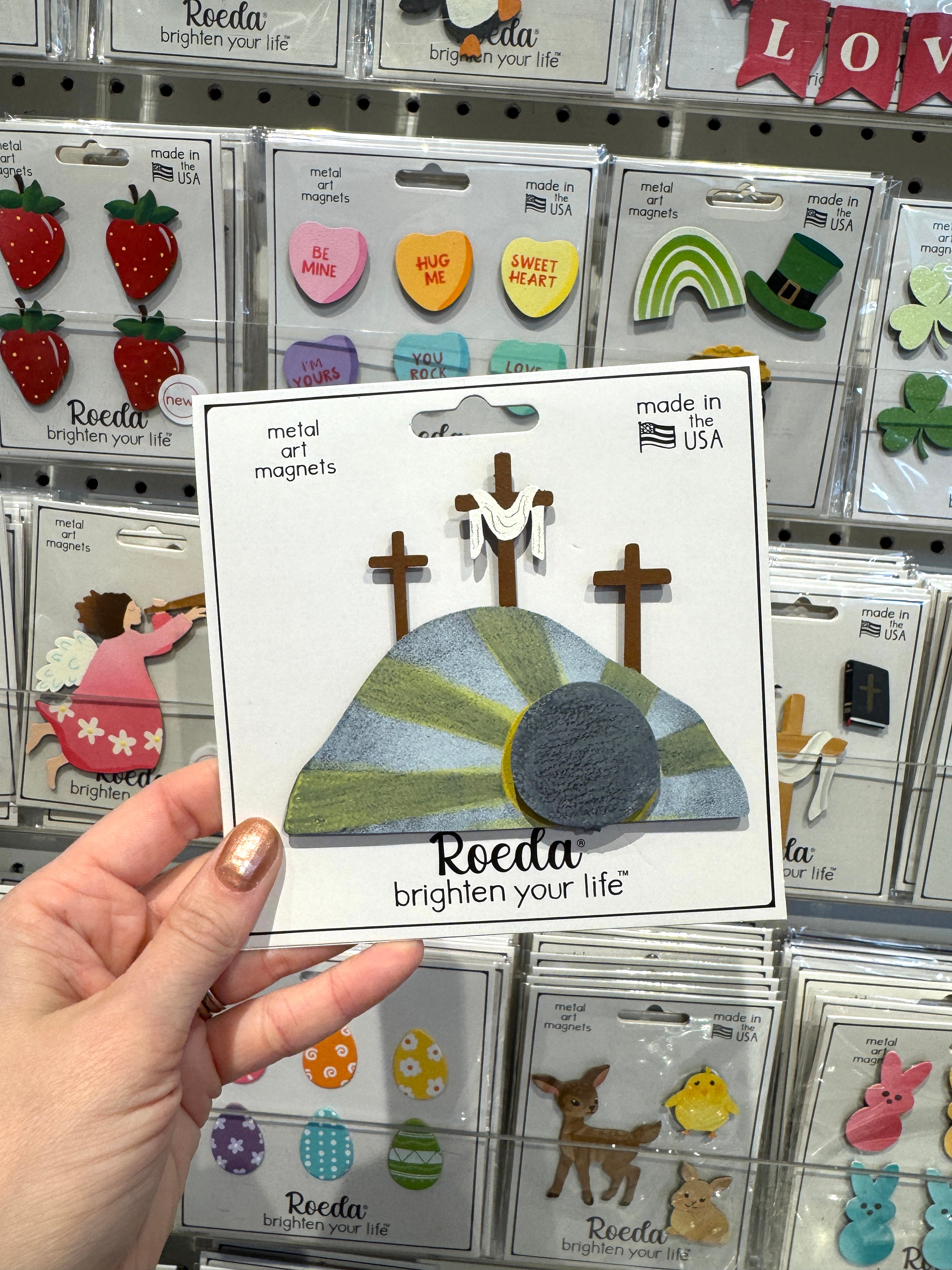 Tomb w/ Crosses Magnet
