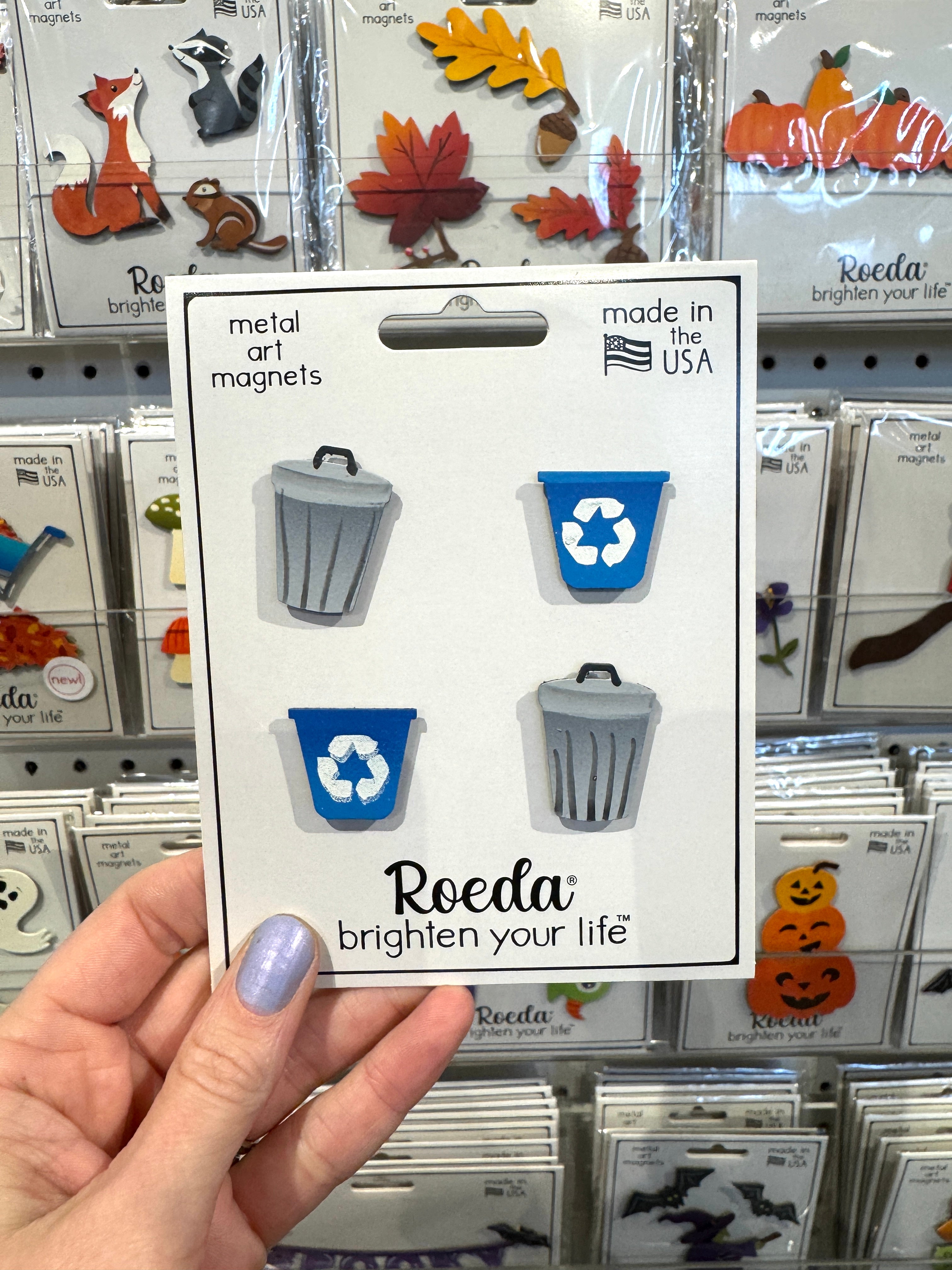 Trash & Recycling Magnets S/4