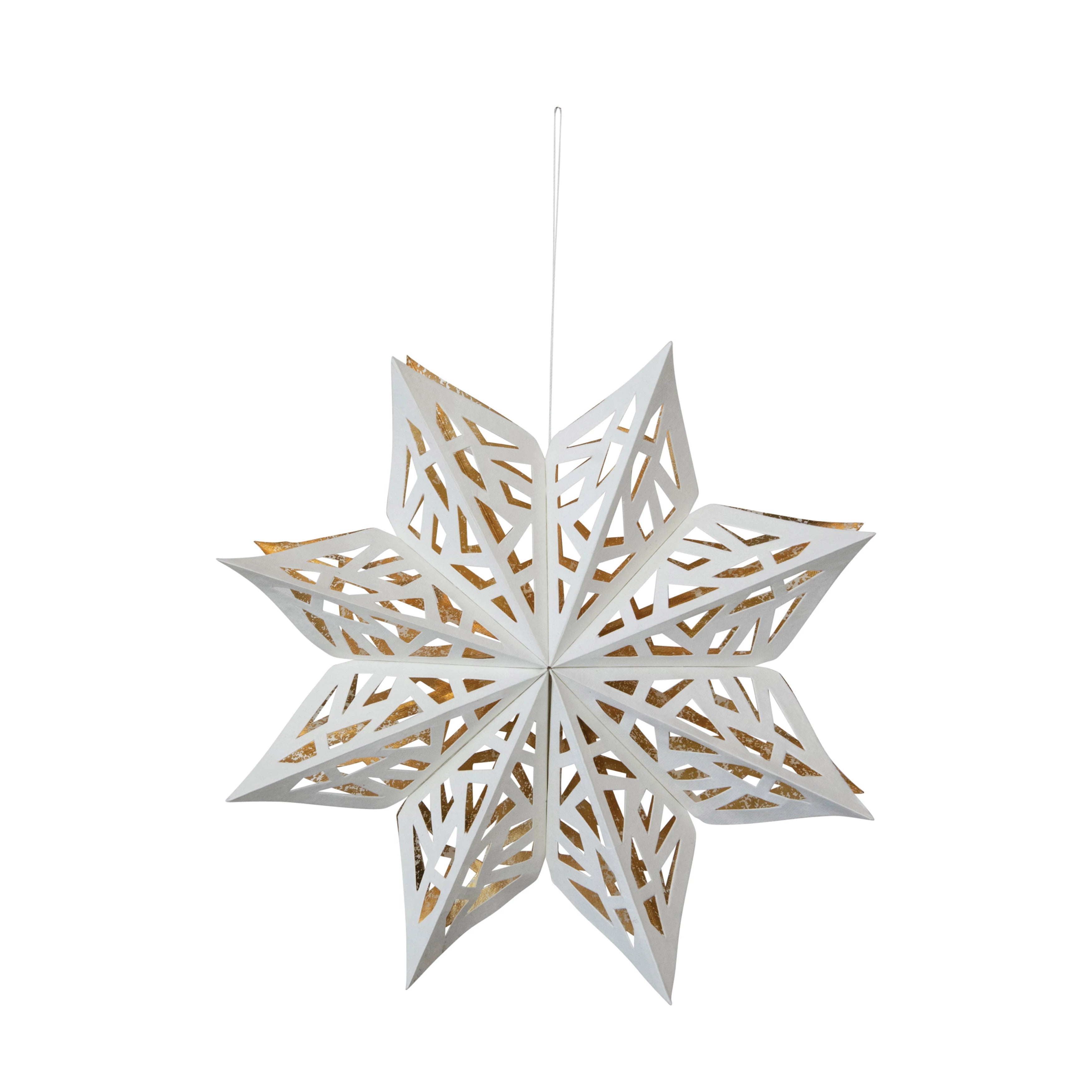 wax paper crystal snowflake ornament diy – ann wood handmade