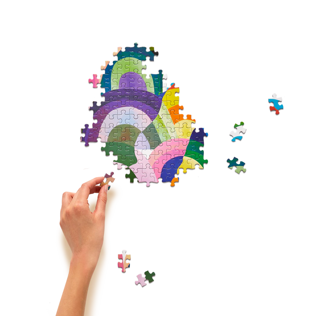 Loopty Loo Abstrakte Form – 300-teiliges Puzzle