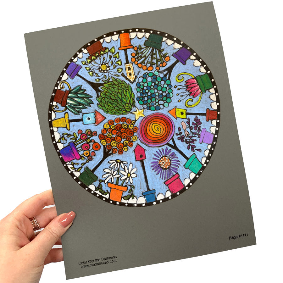 Color Out the Darkness - Individual Coloring Pages
