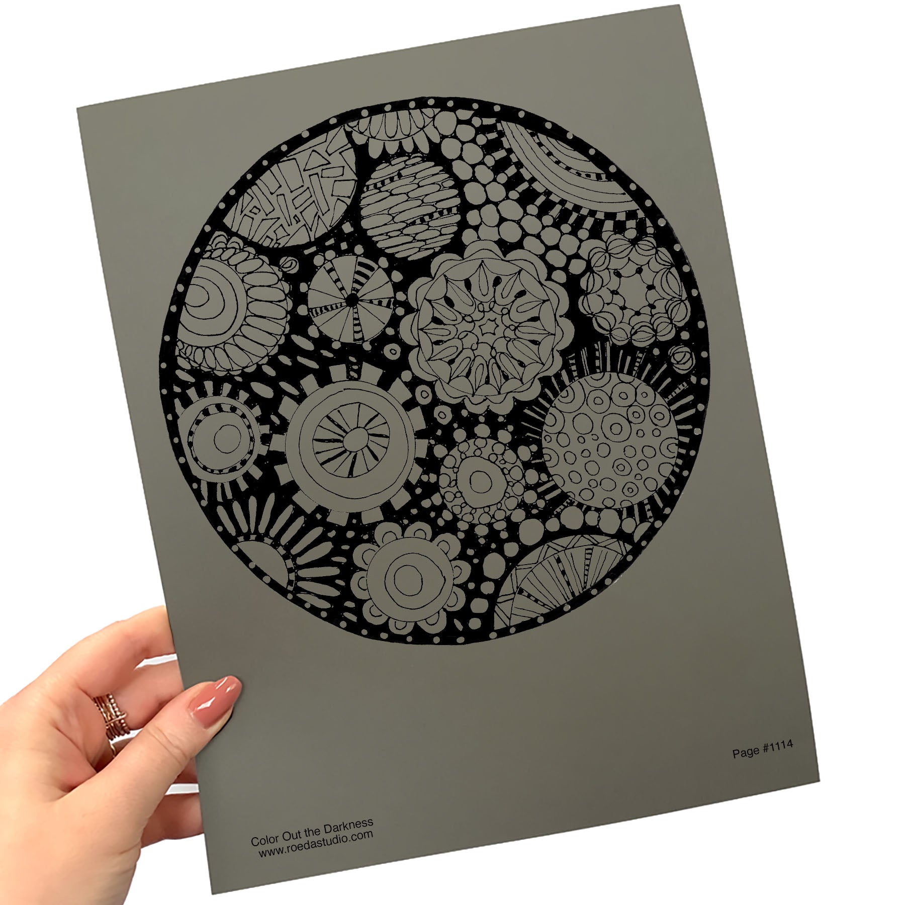 Color Out the Darkness - Individual Coloring Pages