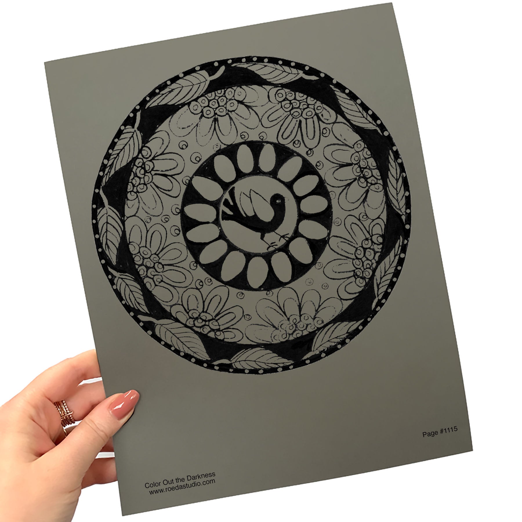 Color Out the Darkness - Coloring Pages *DIGITAL DOWNLOAD*