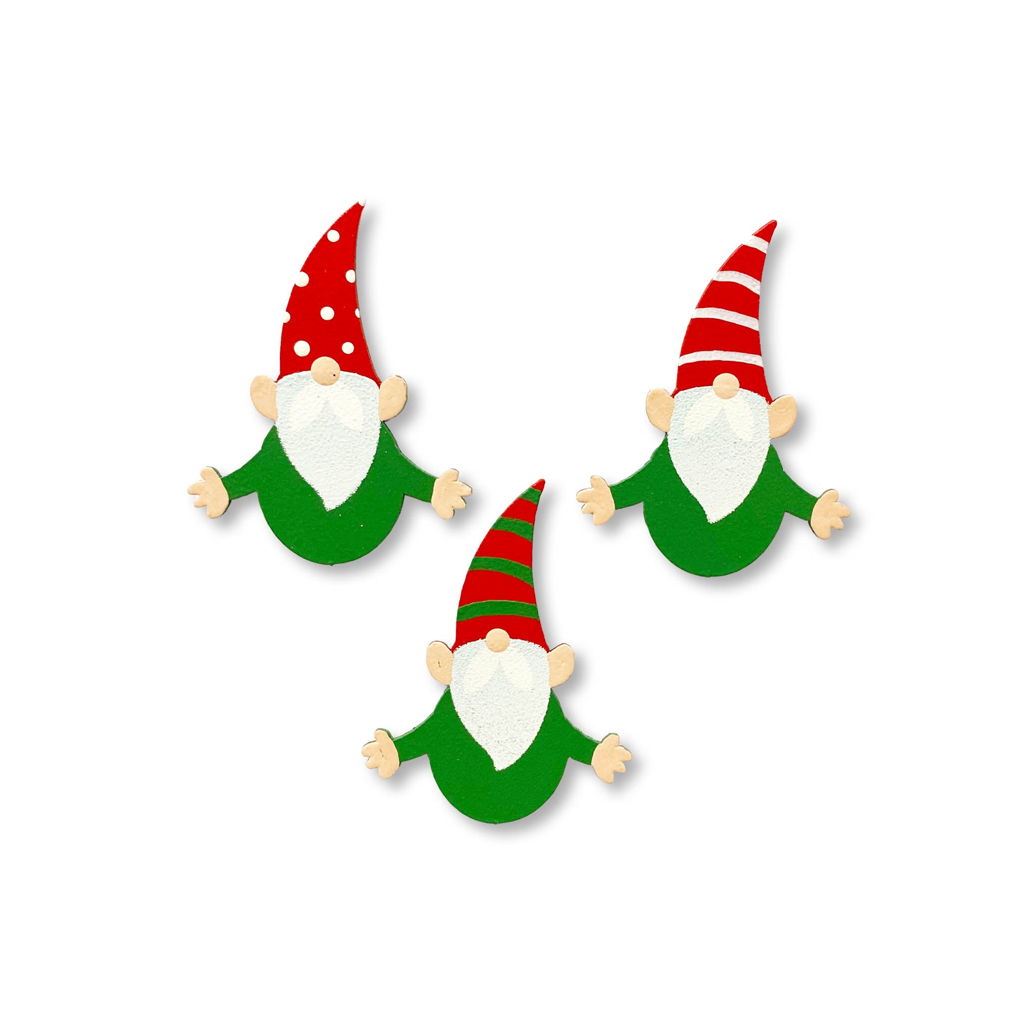 Weihnachtszwerg-Magnete S/3