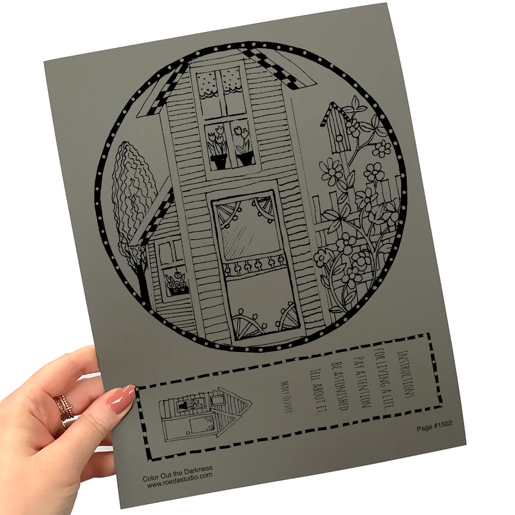 Color Out the Darkness - Individual Coloring Pages