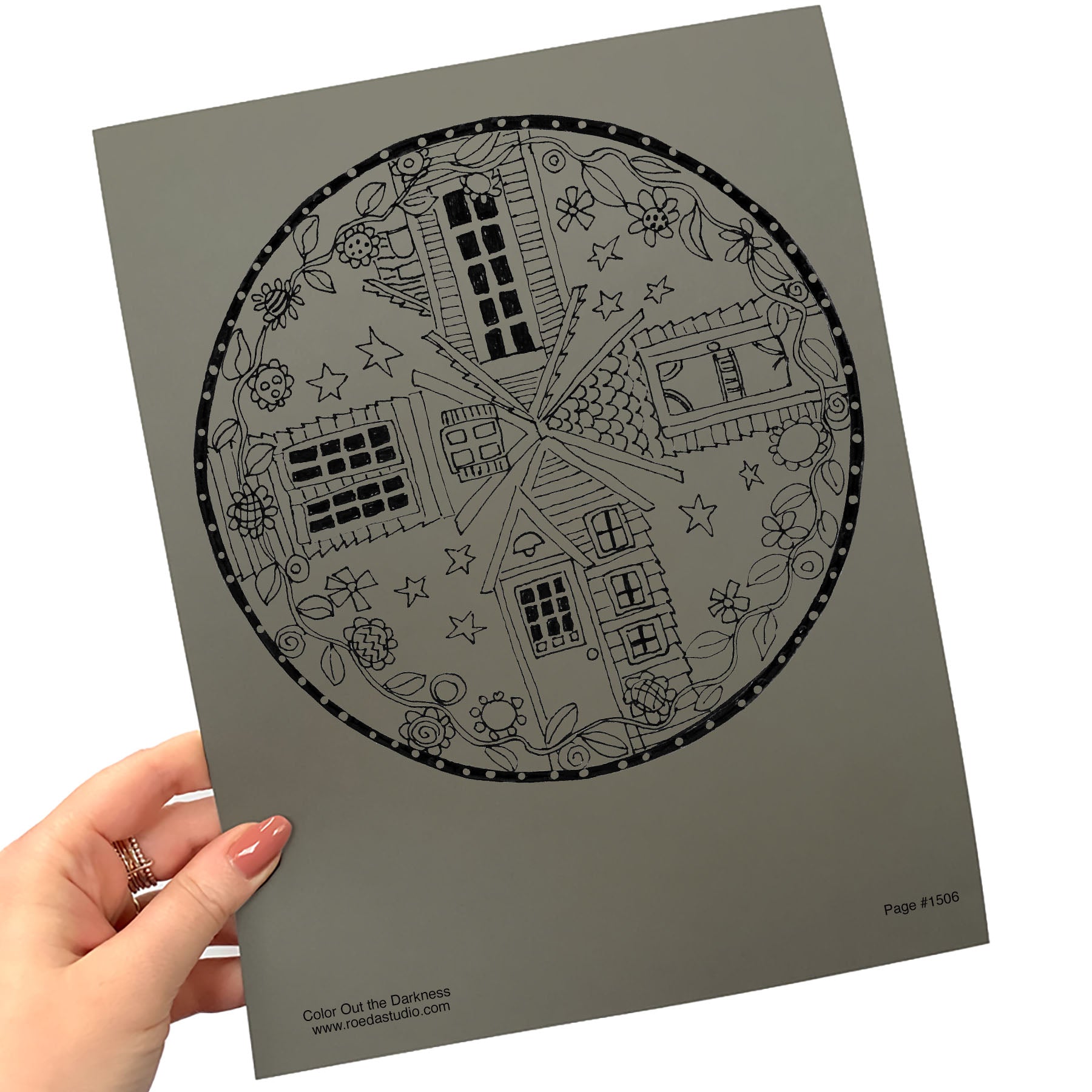 Color Out the Darkness - Individual Coloring Pages