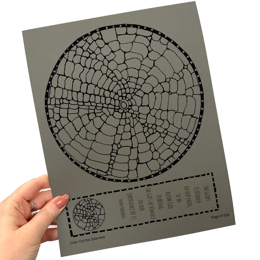 Color Out the Darkness - Individual Coloring Pages