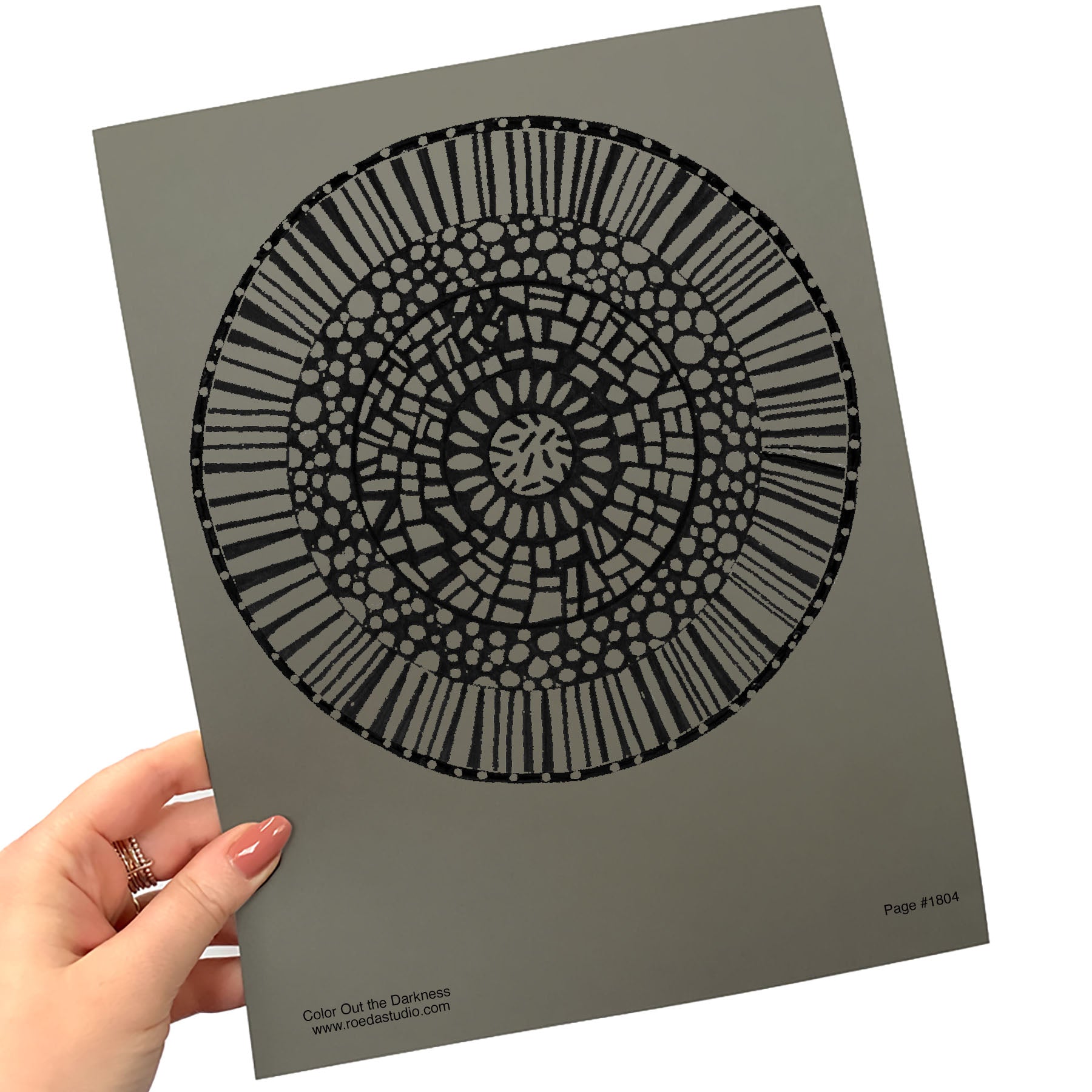 Color Out the Darkness - Individual Coloring Pages
