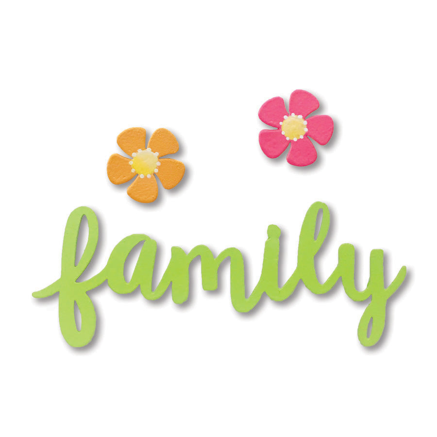 „Familie“ mit Blumenmagneten S/3