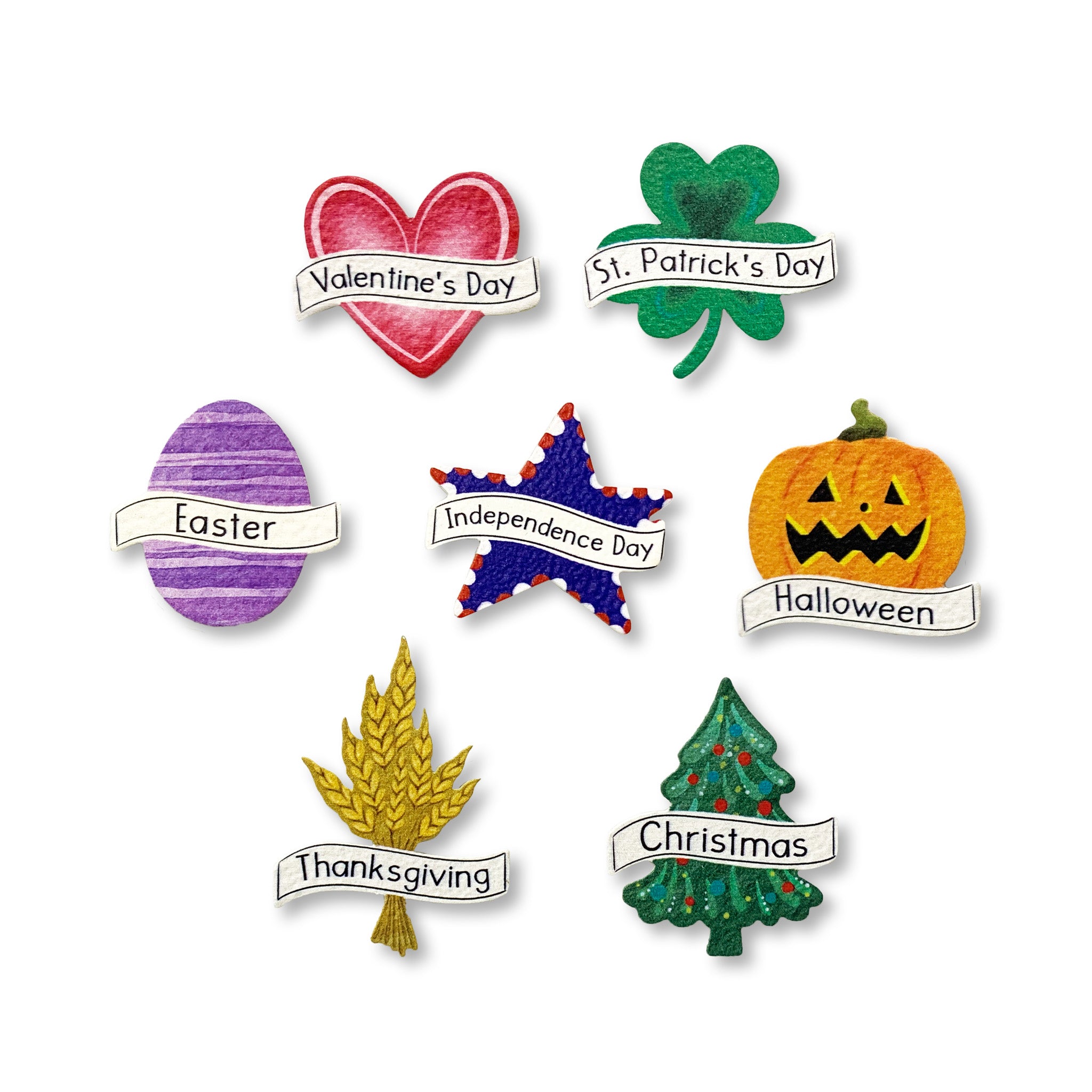 Feiertagskalendermagnete S/7