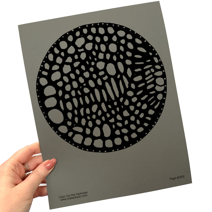 Color Out the Darkness - Coloring Pages *DIGITAL DOWNLOAD*