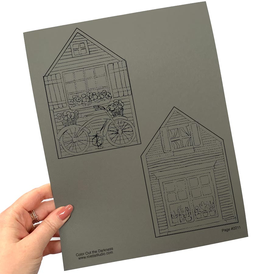 Color Out the Darkness - Coloring Pages *DIGITAL DOWNLOAD*