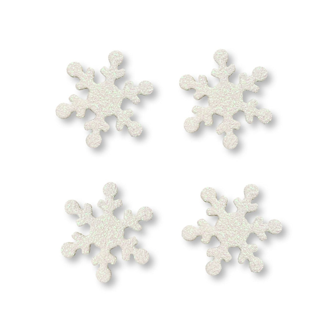 Schneeflocken-Glitzermagnete