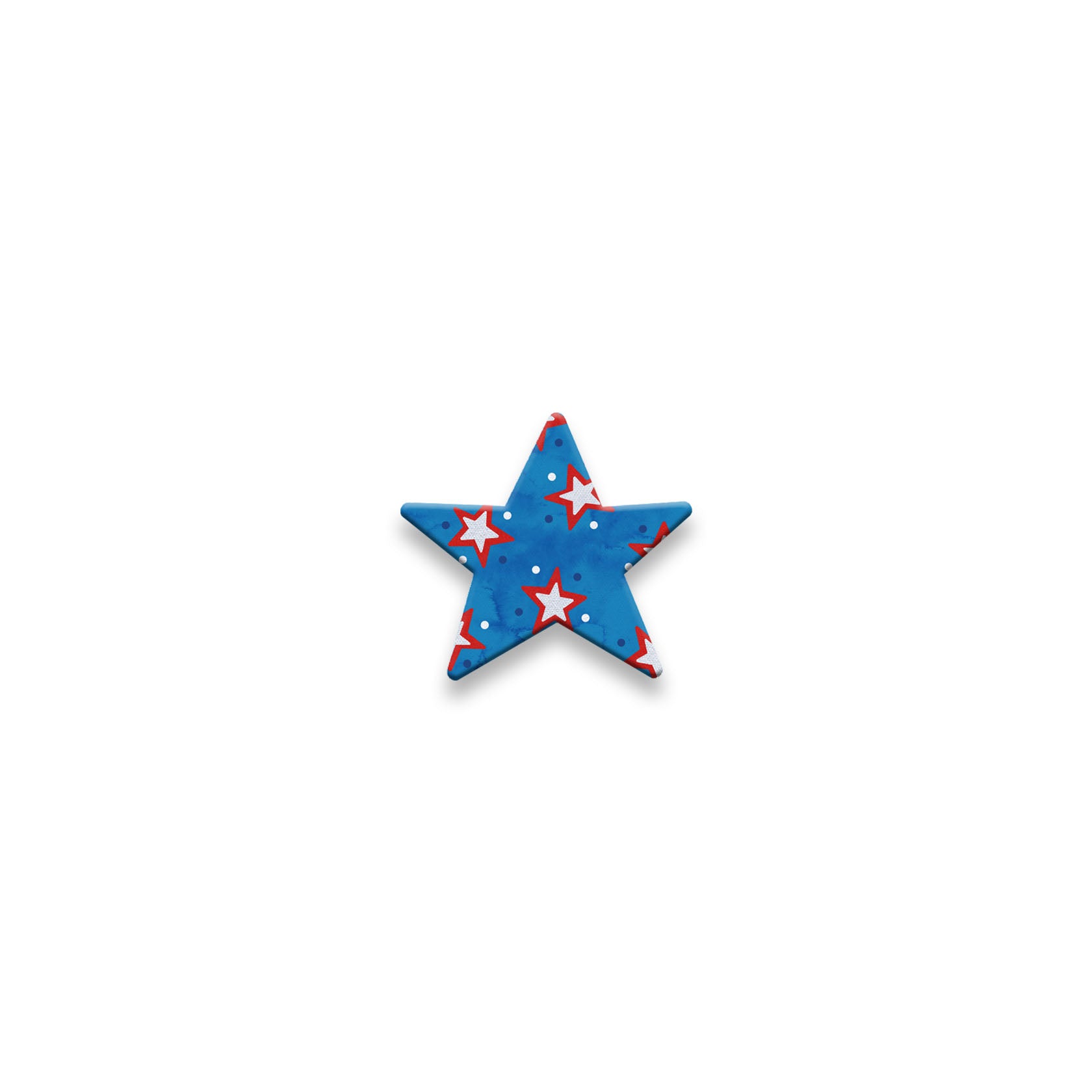 Patriotischer Sternmagnet