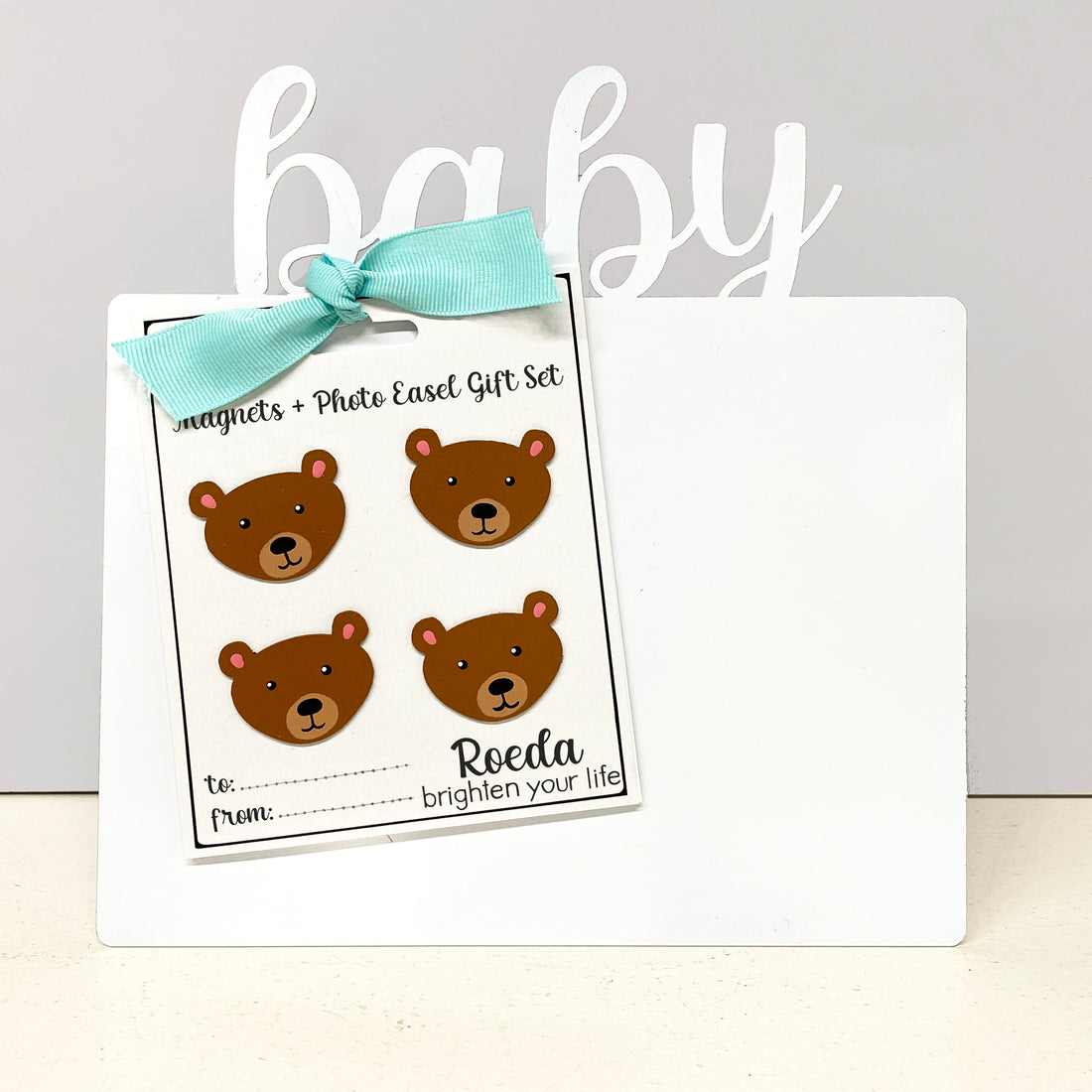 Baby Photo Easel Gift Bundle