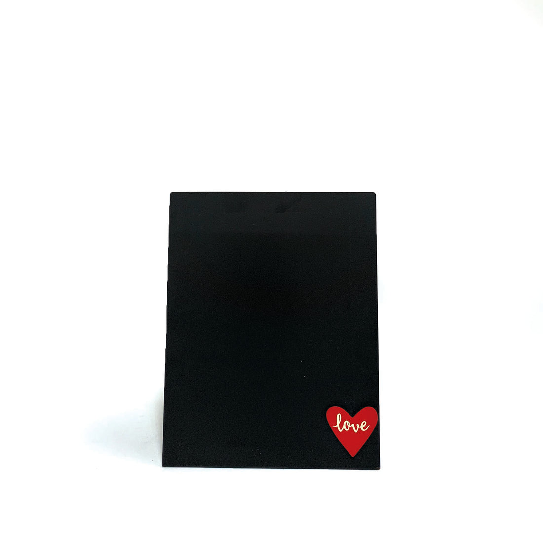 Easel Bent w/ Straight Edge - Black