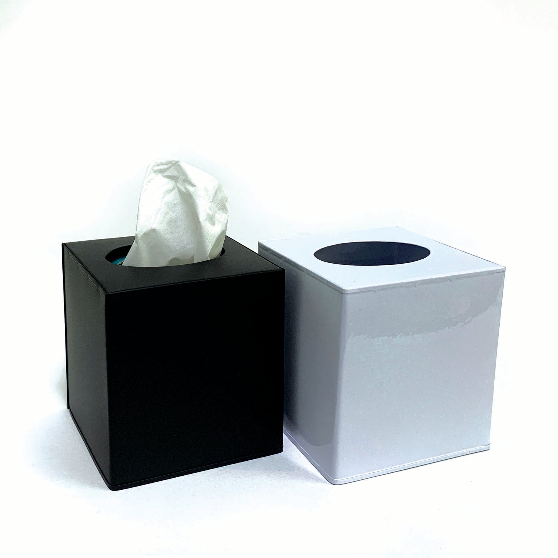 Taschentuchbox-Abdeckung, Schwarz