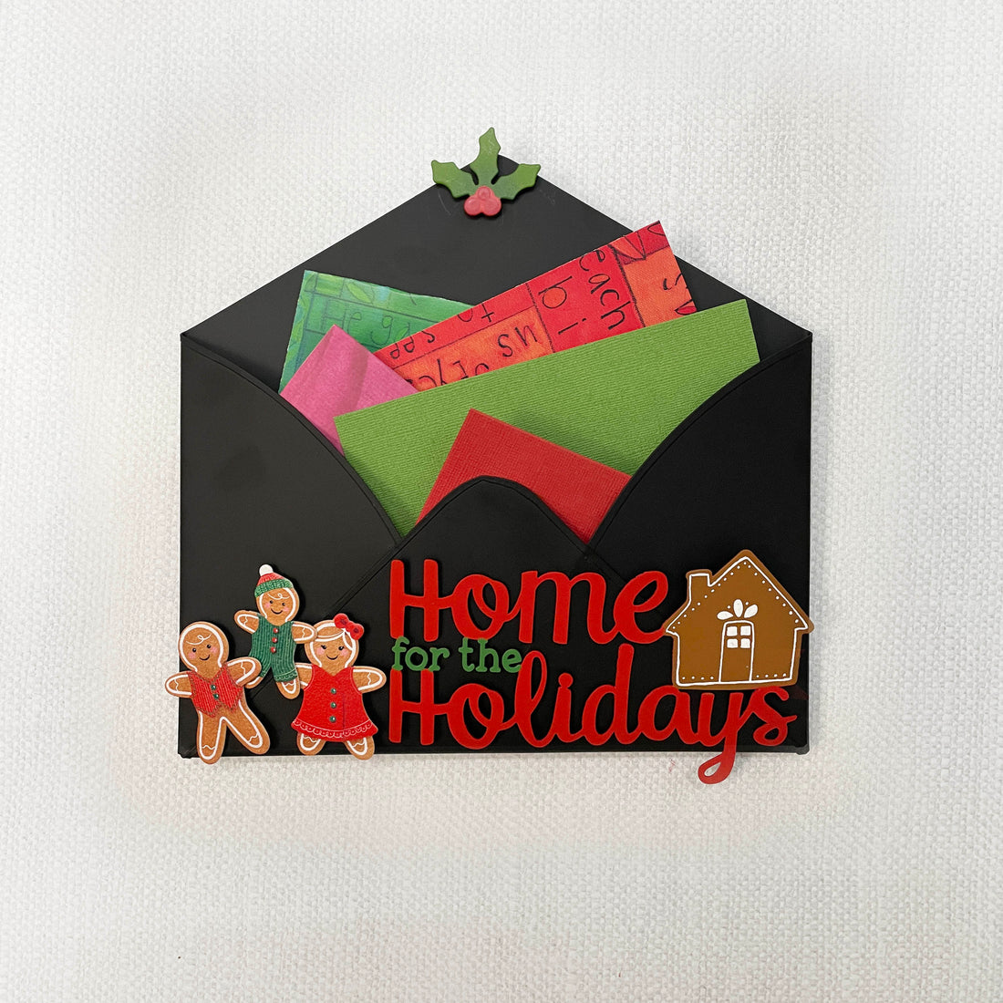 „Zuhause für die Feiertage“ mit Lebkuchenmagnet