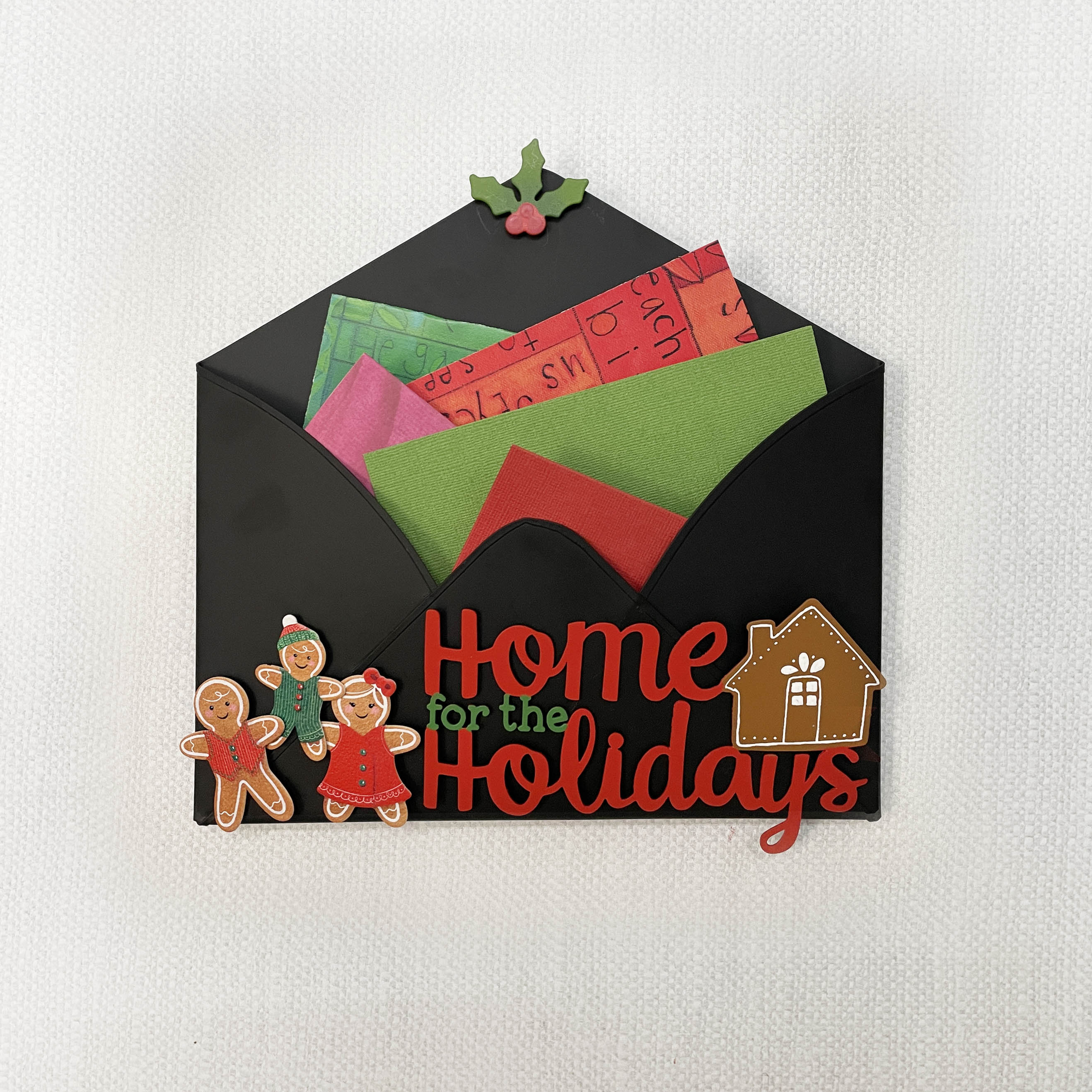 „Zuhause für die Feiertage“ mit Lebkuchenmagnet