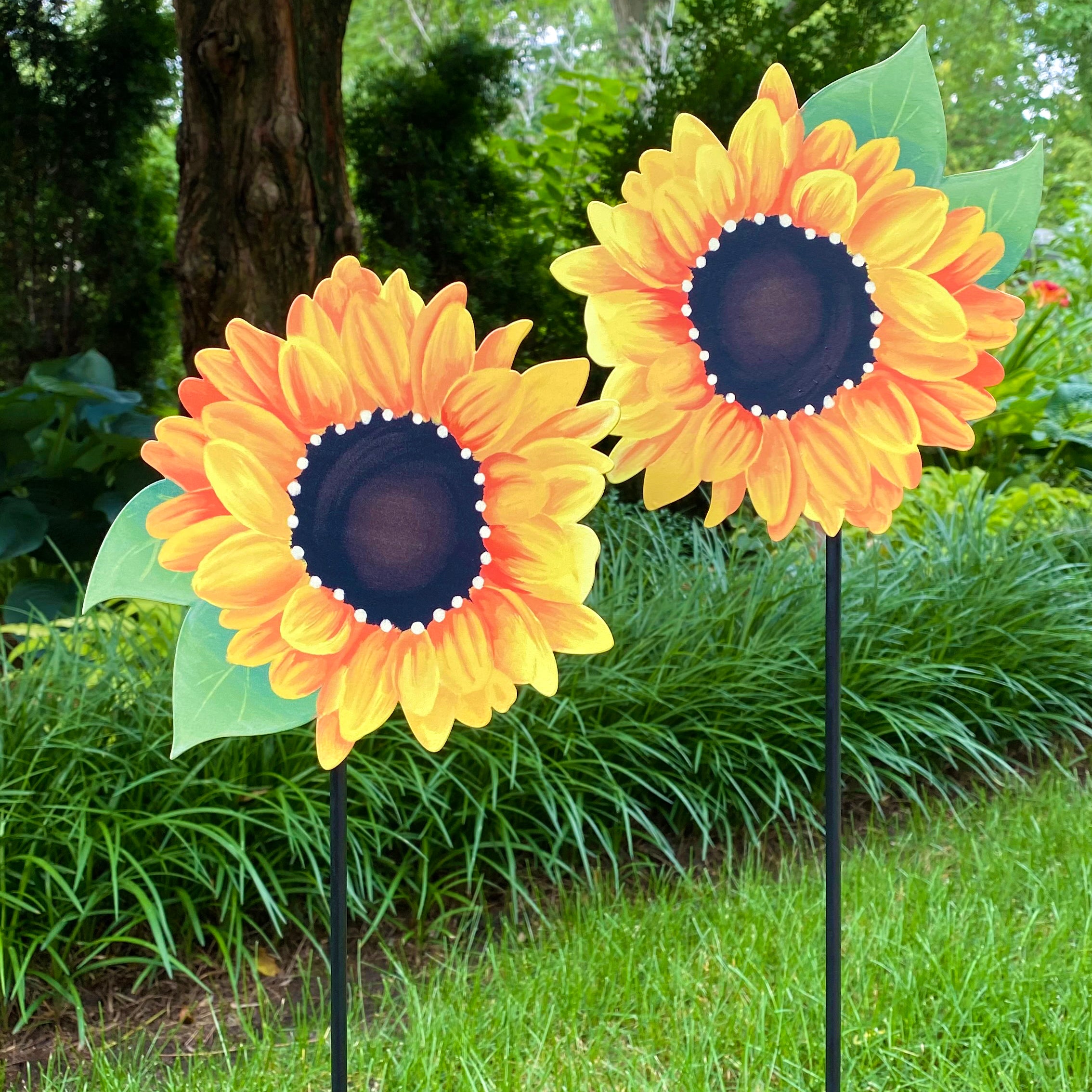 Magnetischer Art Pop mit Sonnenblume