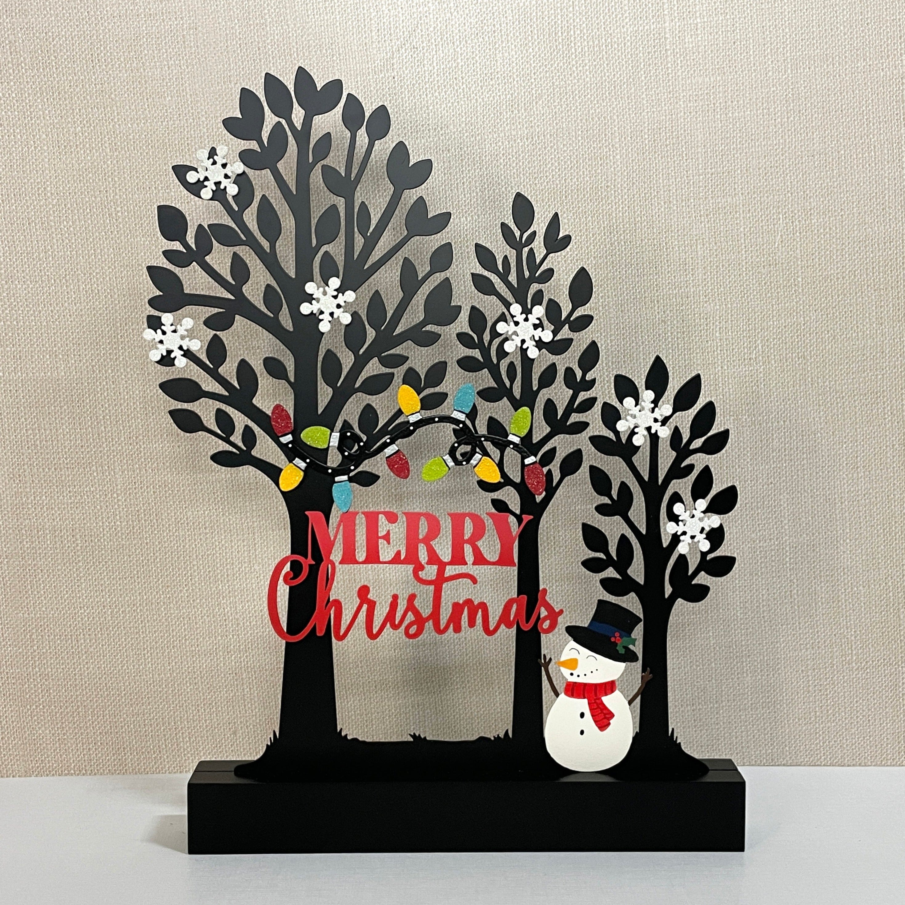 Glitzernder Glühbirnen-Randmagnet