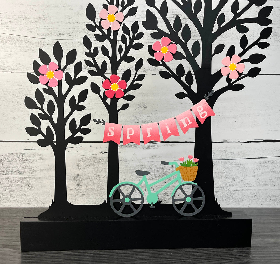 "Spring" Banner Magnet (6.5"w)