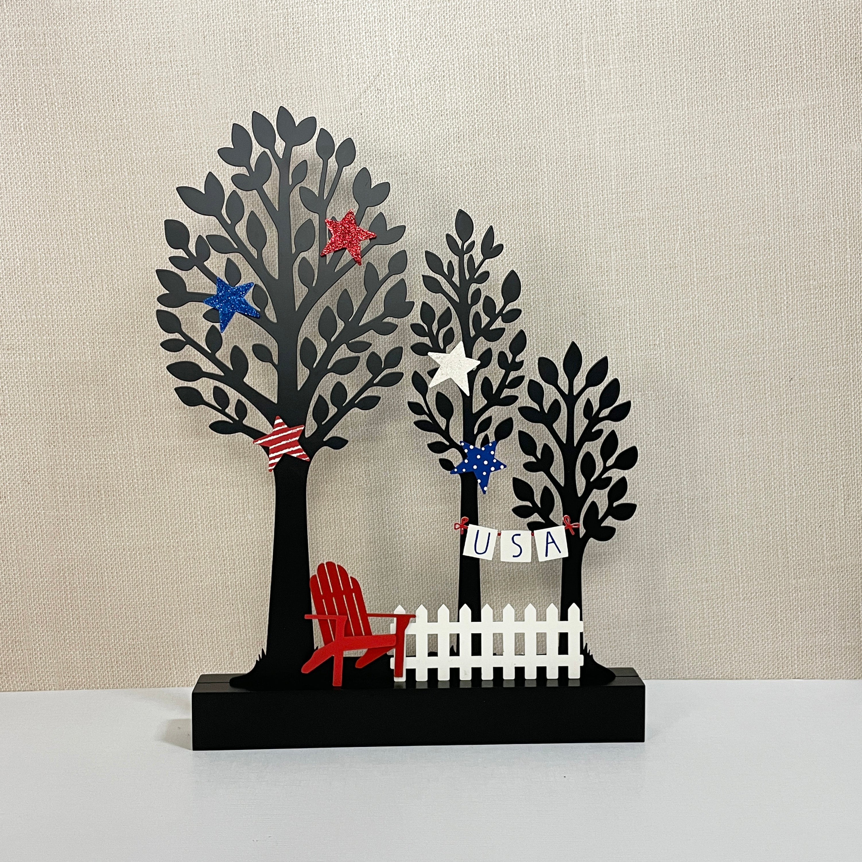 „USA“-Banner mit Sternmagneten S/3