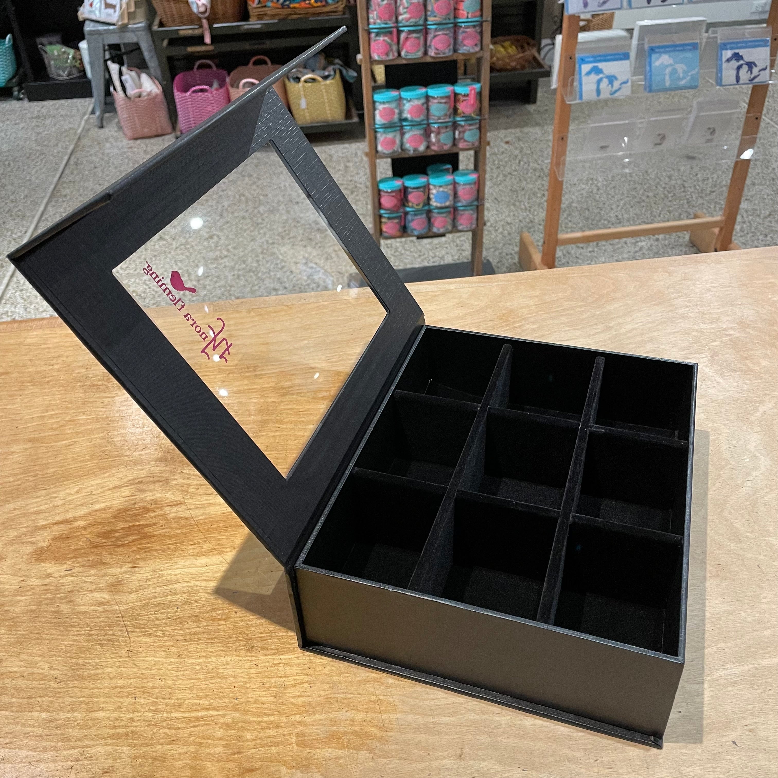 Erinnerungsbox Schwarz 9-teilig