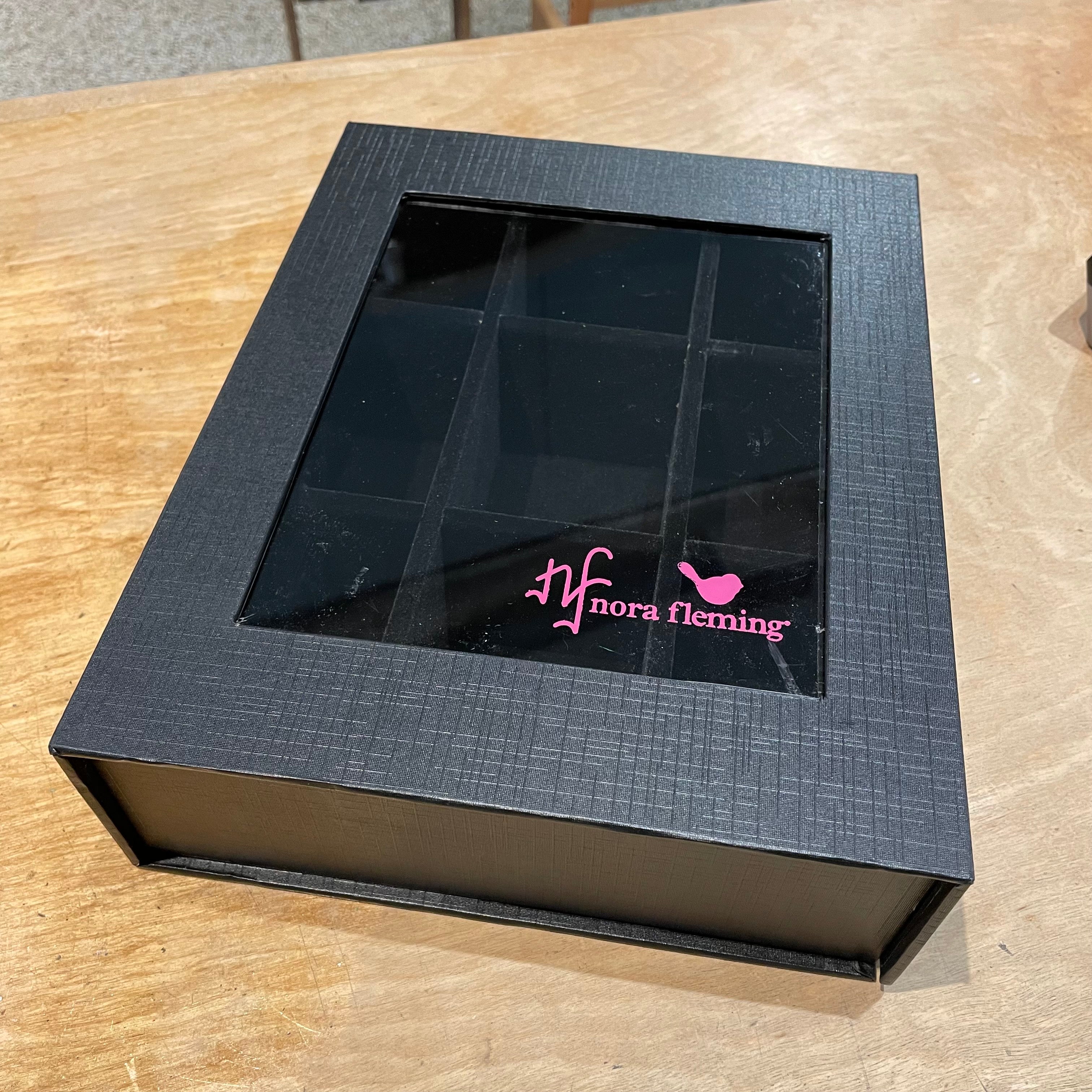 Erinnerungsbox Schwarz 9-teilig