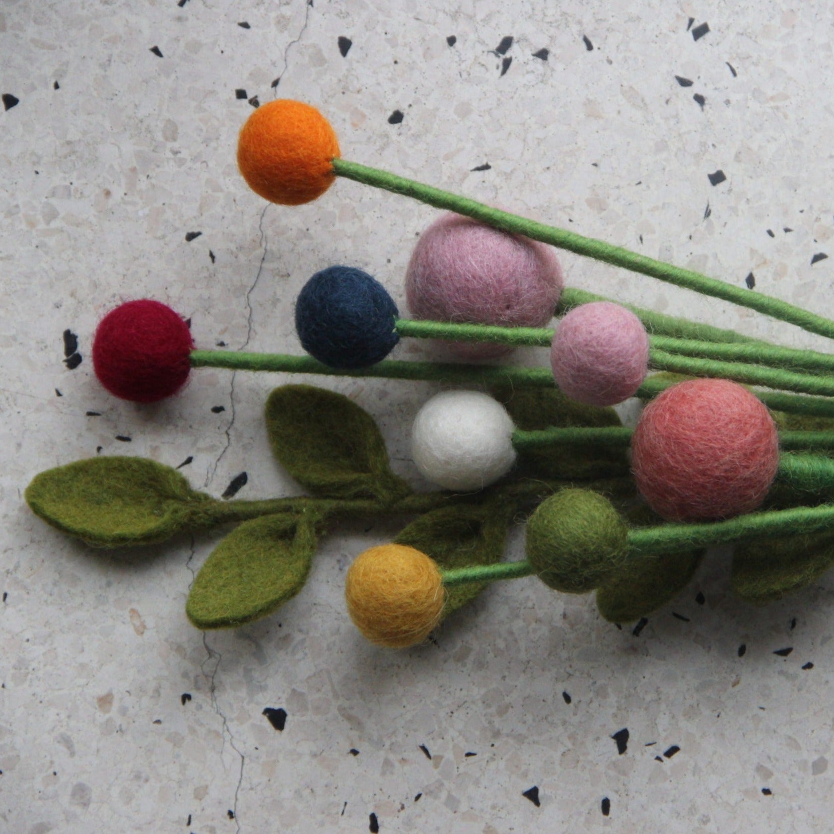 Felt Flower Large, assorted colors