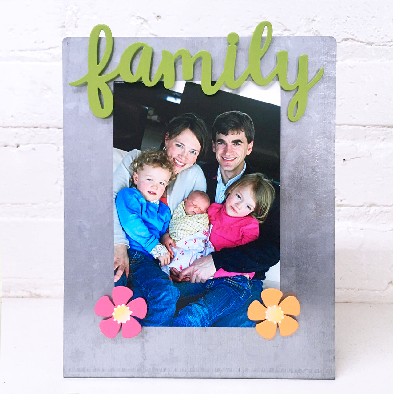 „Familie“ mit Blumenmagneten S/3