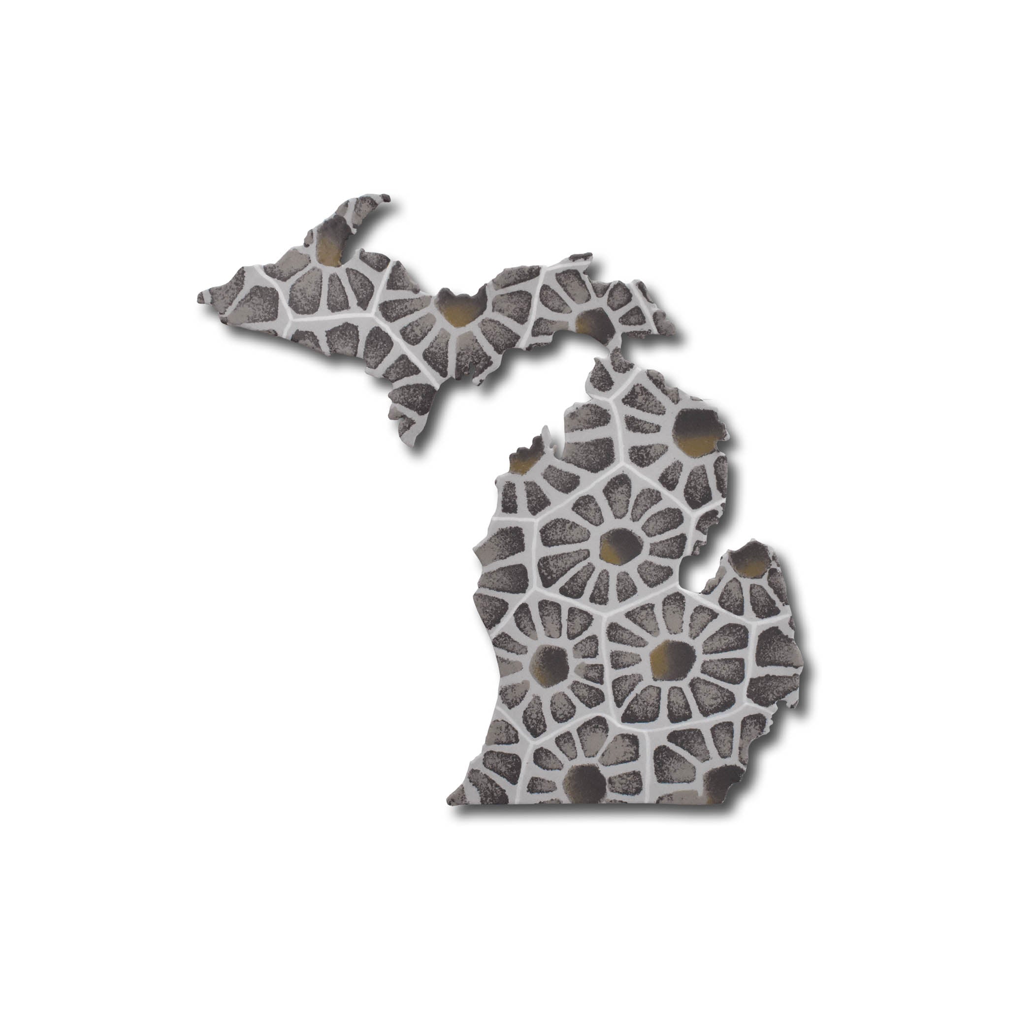 Petoskey Stone Heart Magnet » Made In Michigan