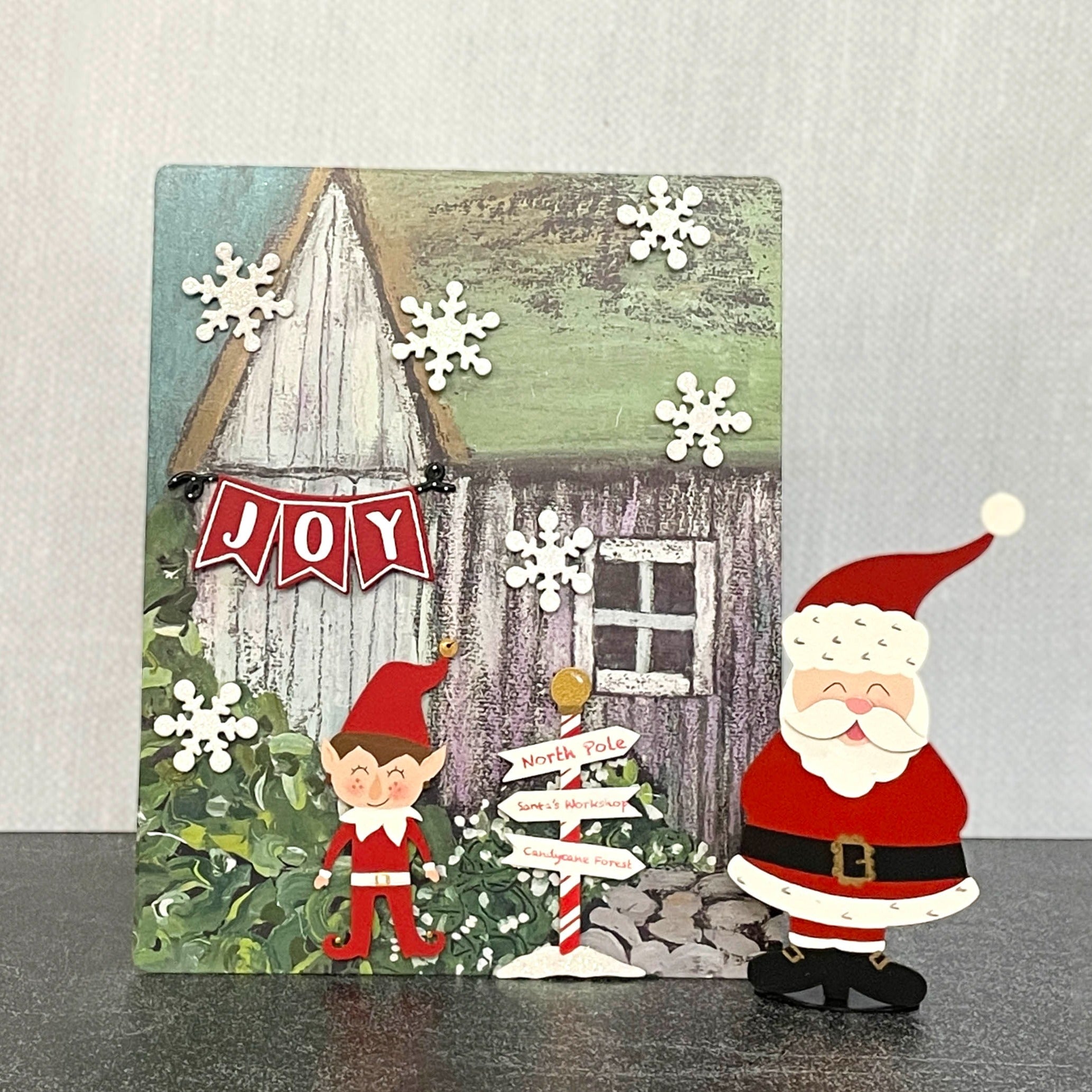 Weihnachtselfen-Magnet