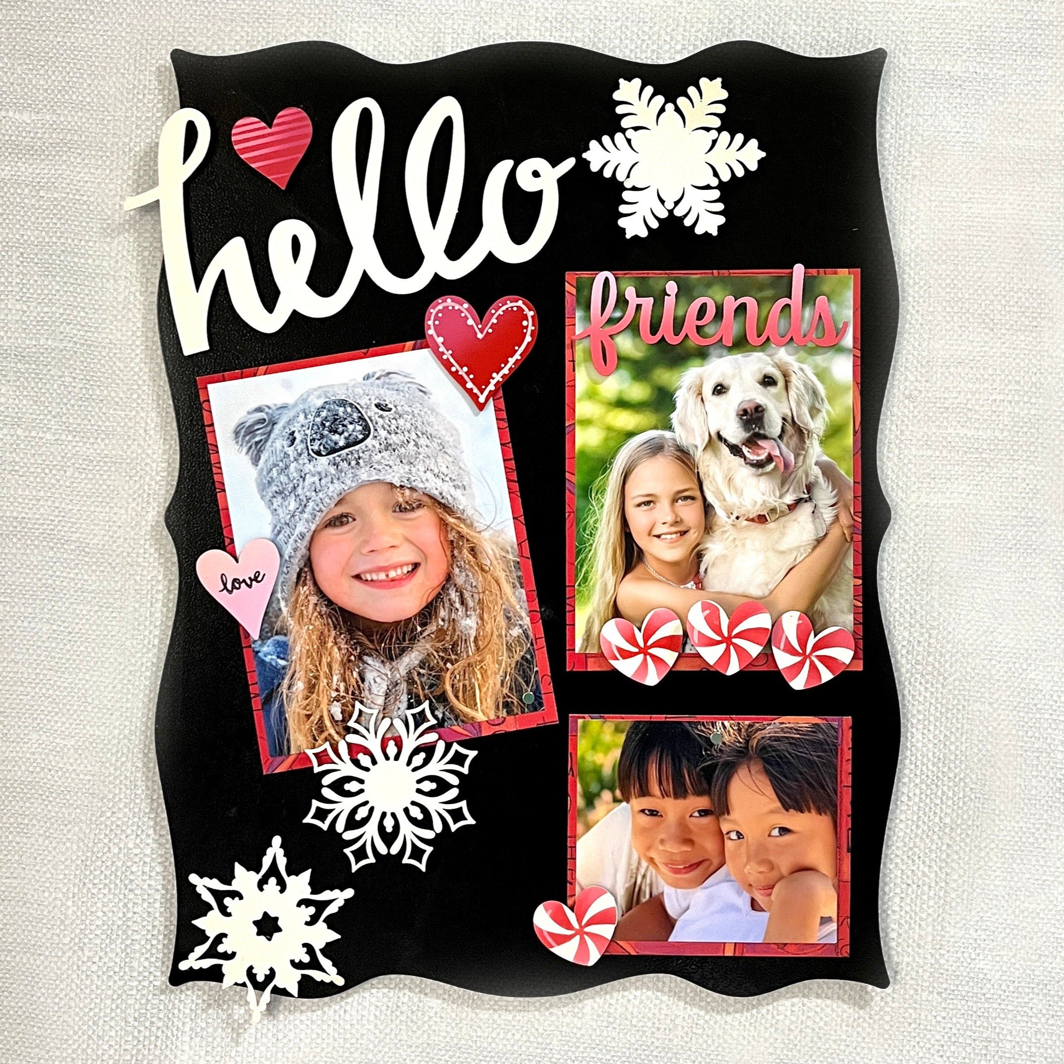 Snowflake Mini Art Pop Magnets S/3