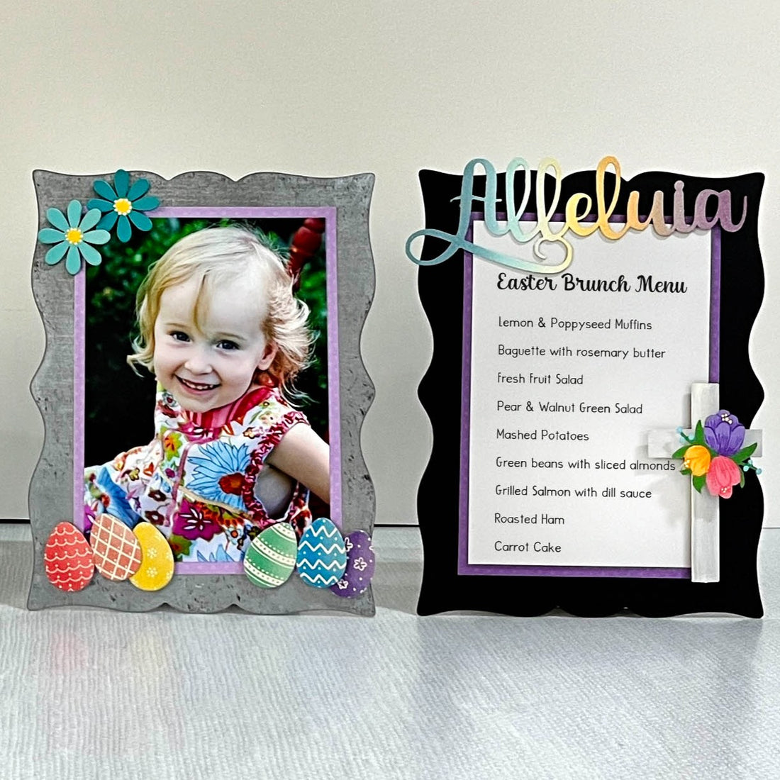 Easel w/ Kickstand Ornate Black