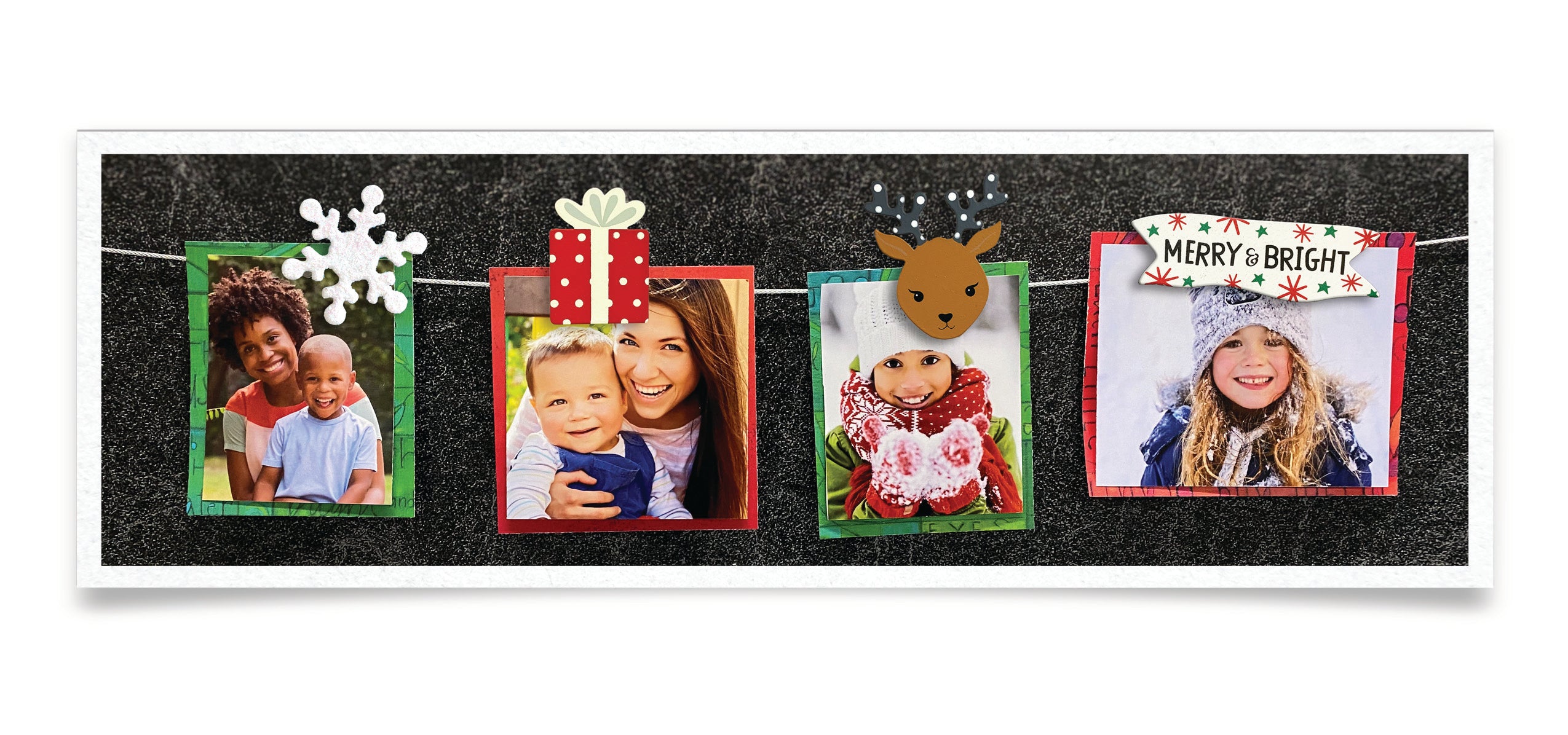 Reindeer Face Magnet, mini