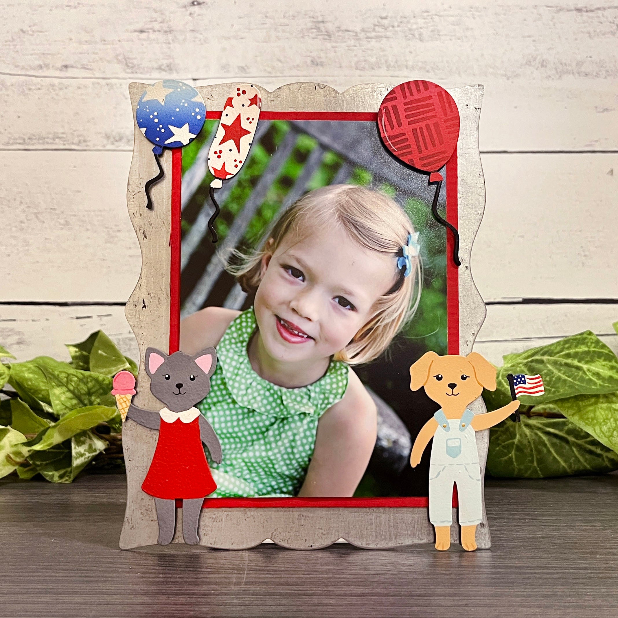 Patriotischer Katzenmagnet