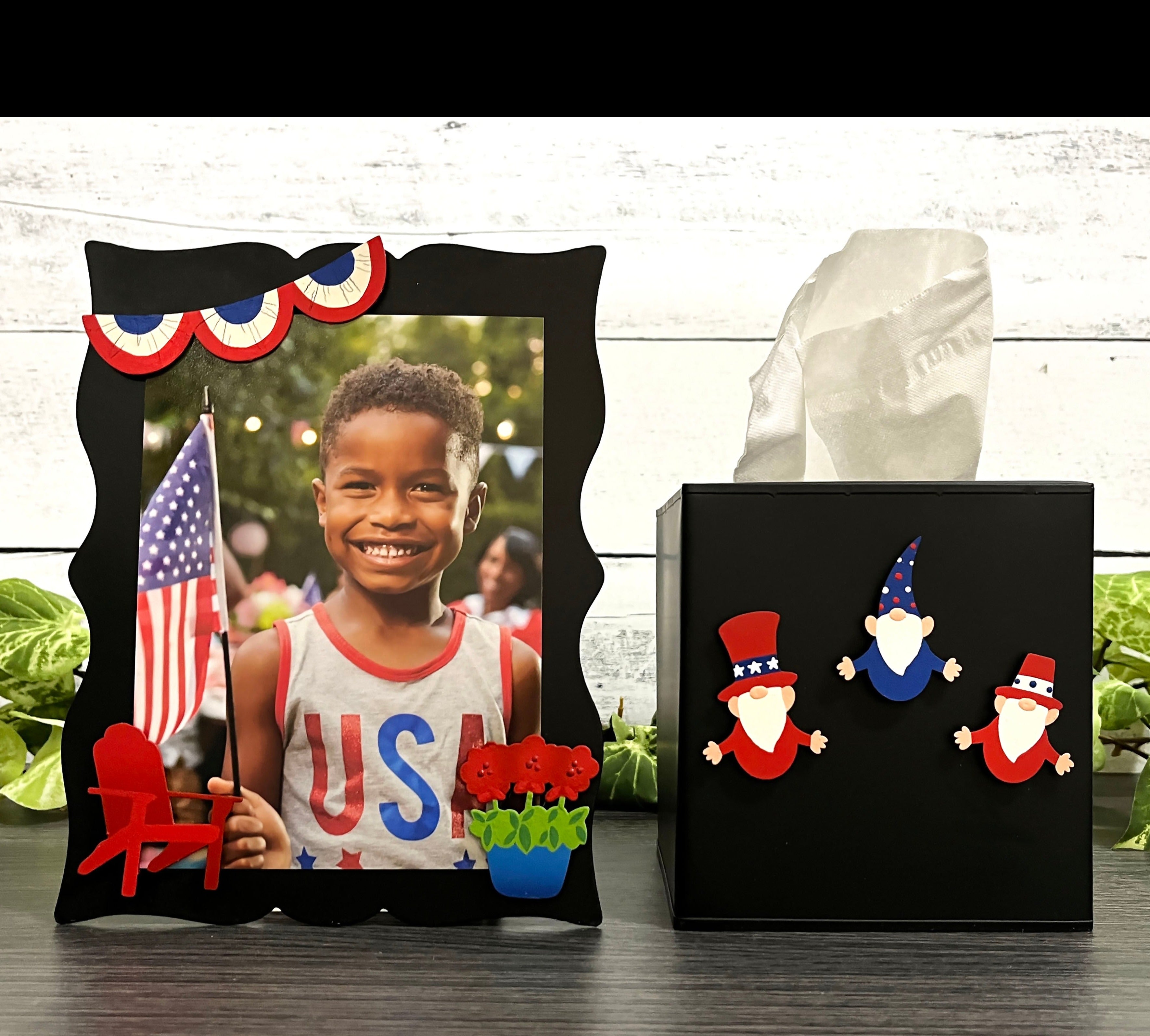 Patriotische Veranda-Magnete S/3