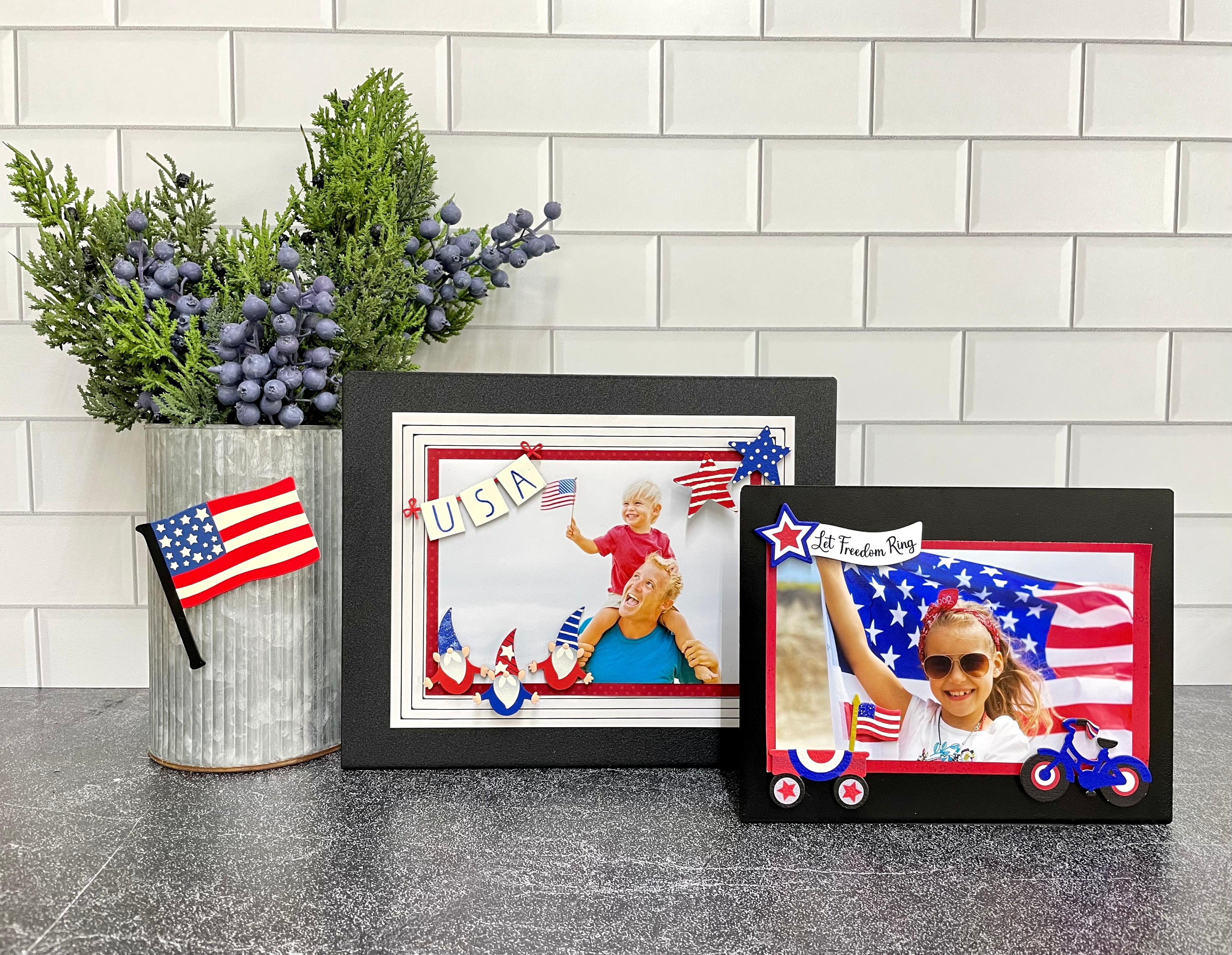 Patriotische Parade-Magnete S/3