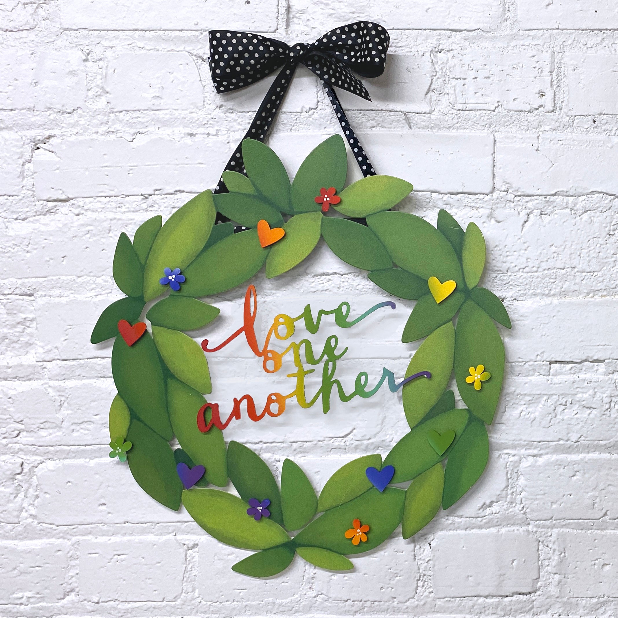 Herzmagnete S/6 Sommerregenbogen