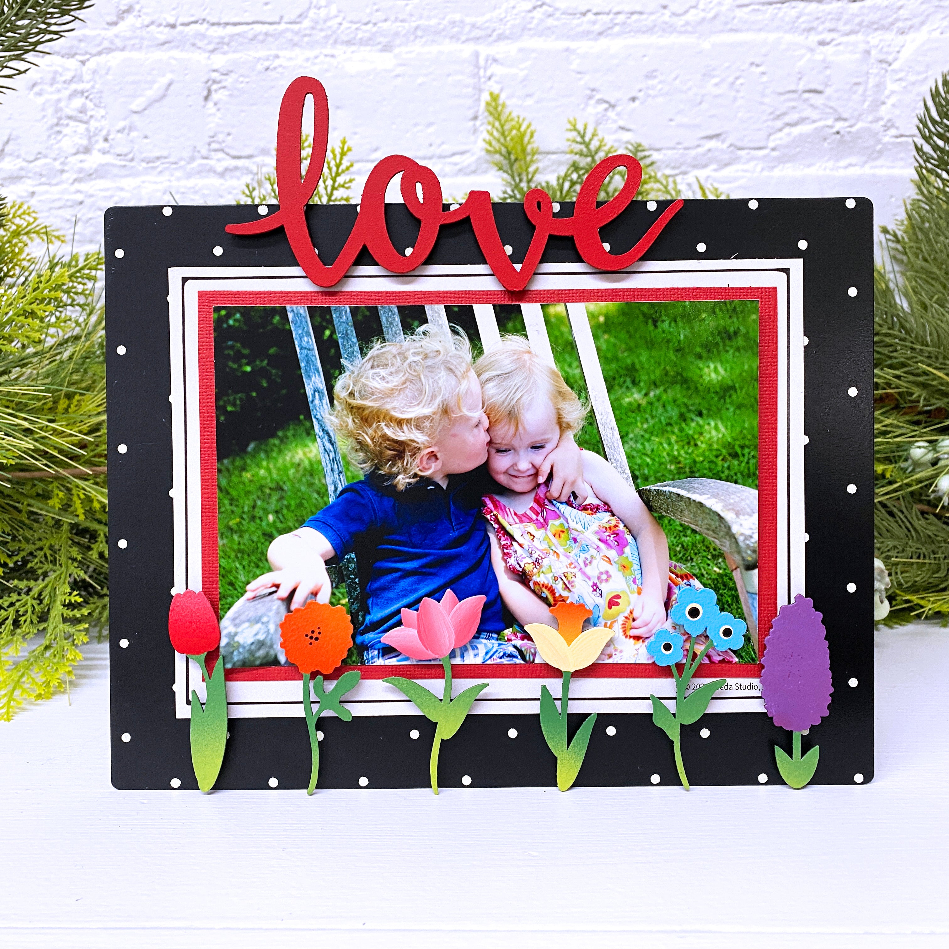 Regenbogenblumen-Stielmagnete S/6