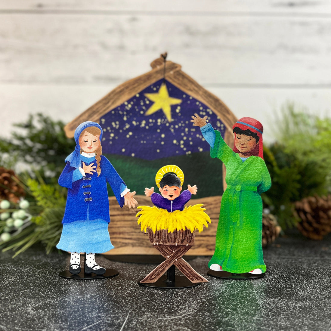 Nativity Magnetic Art Pop S/4