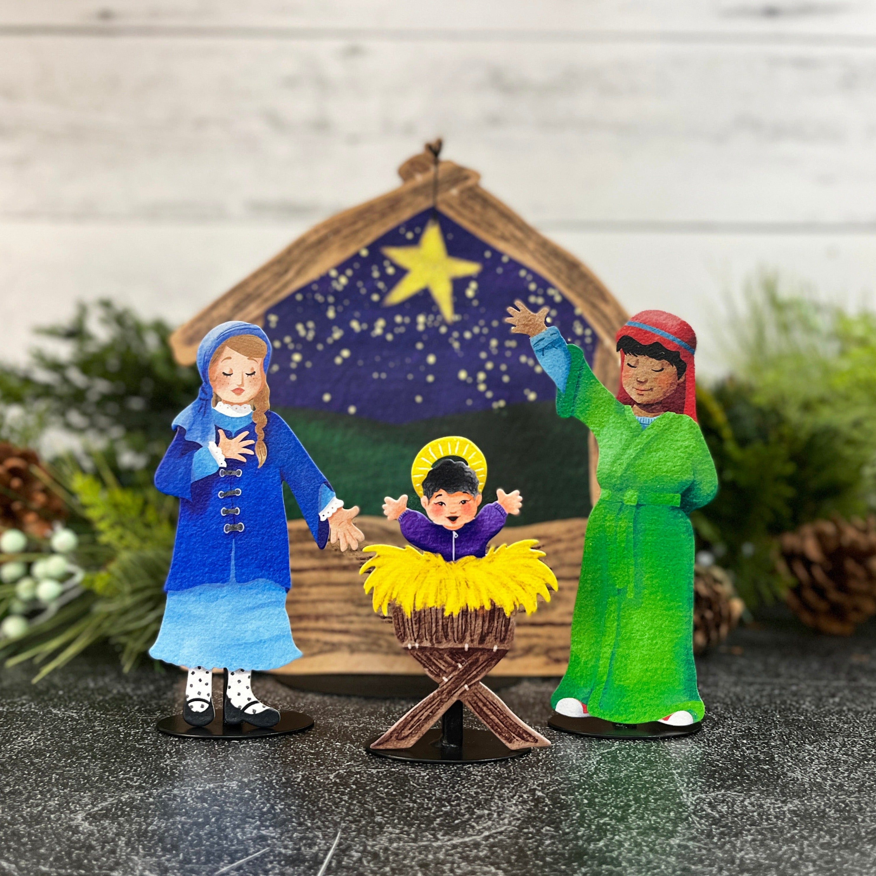 Nativity Magnetic Art Pop S/4
