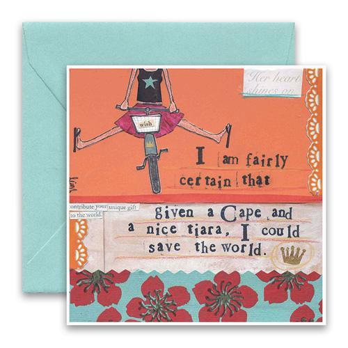 Cape & Tiara Card