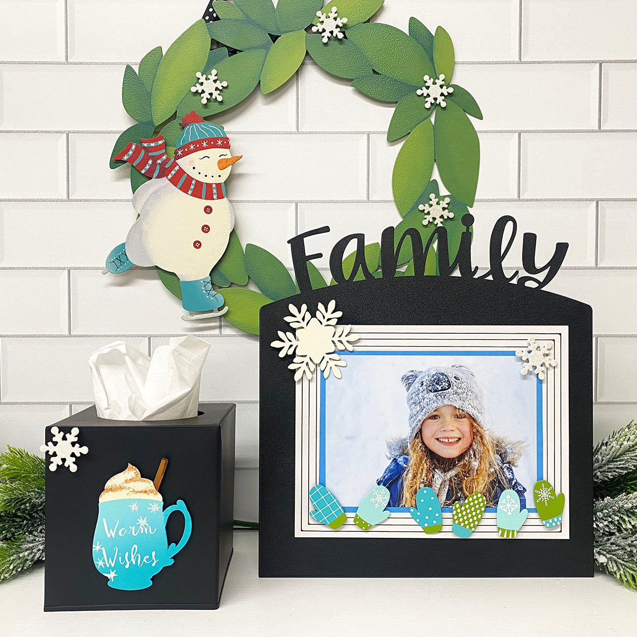 Schneemann Magnetischer Art Pop