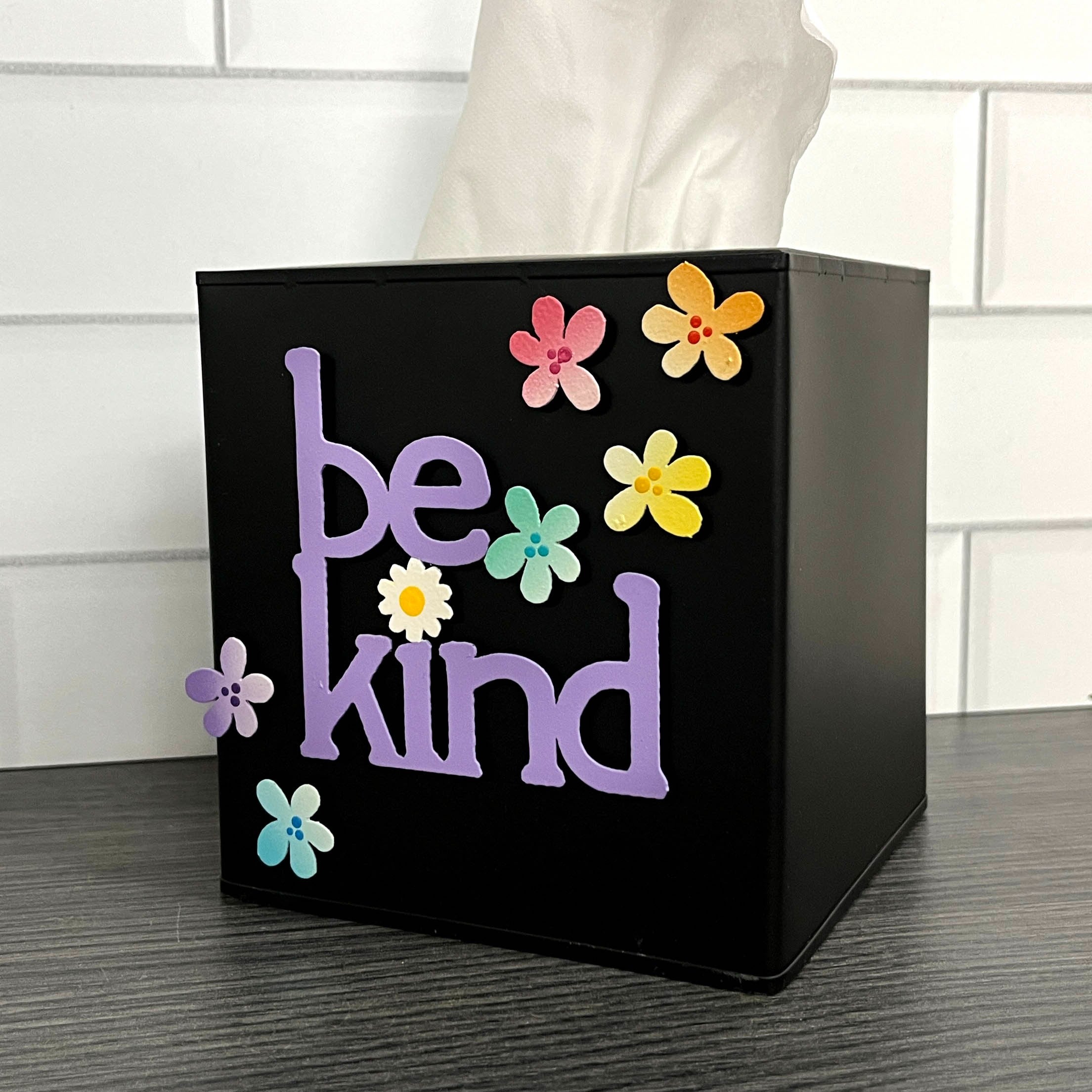 Pastellfarbene Blumenmagnete S/6