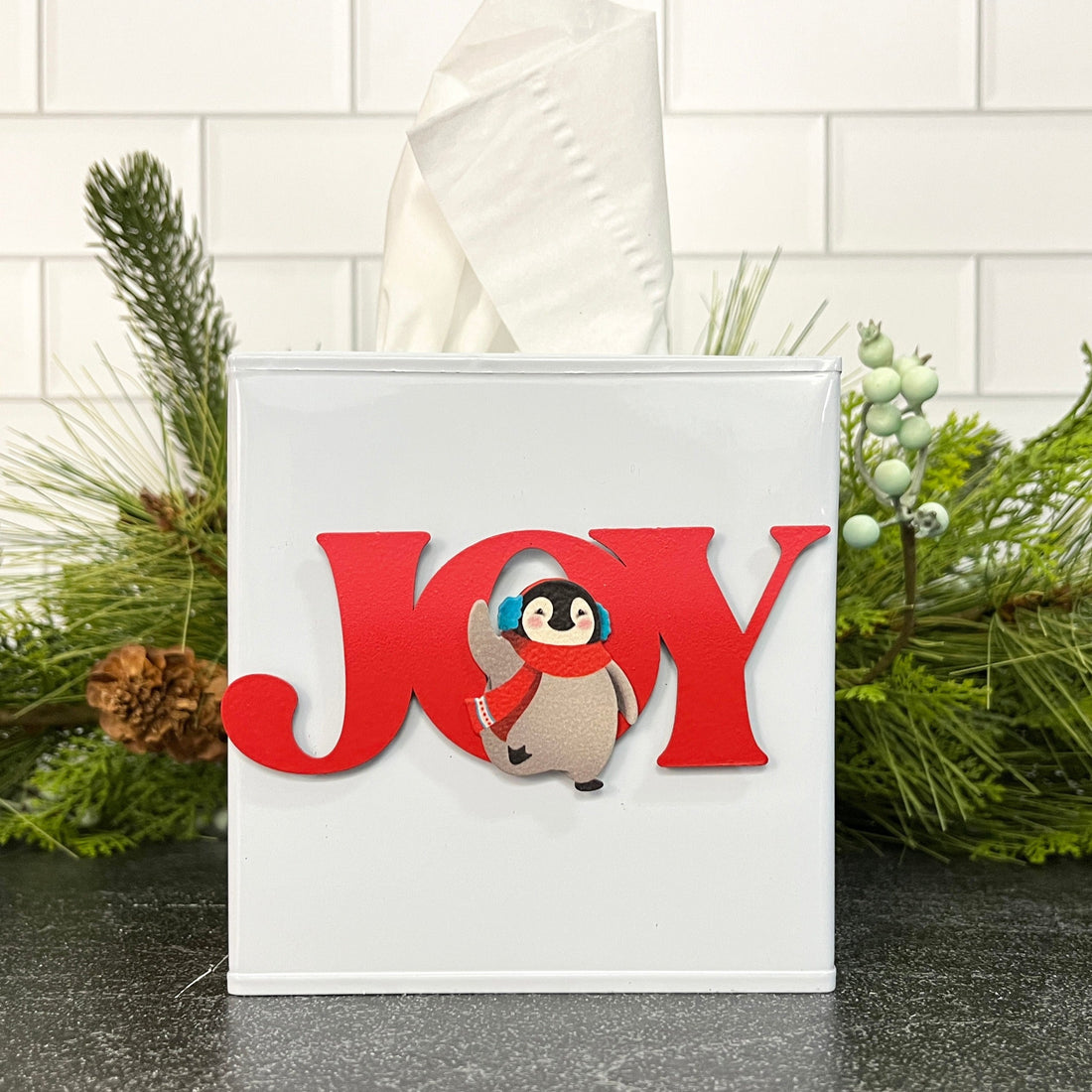 Winter-Pinguin-Magnet